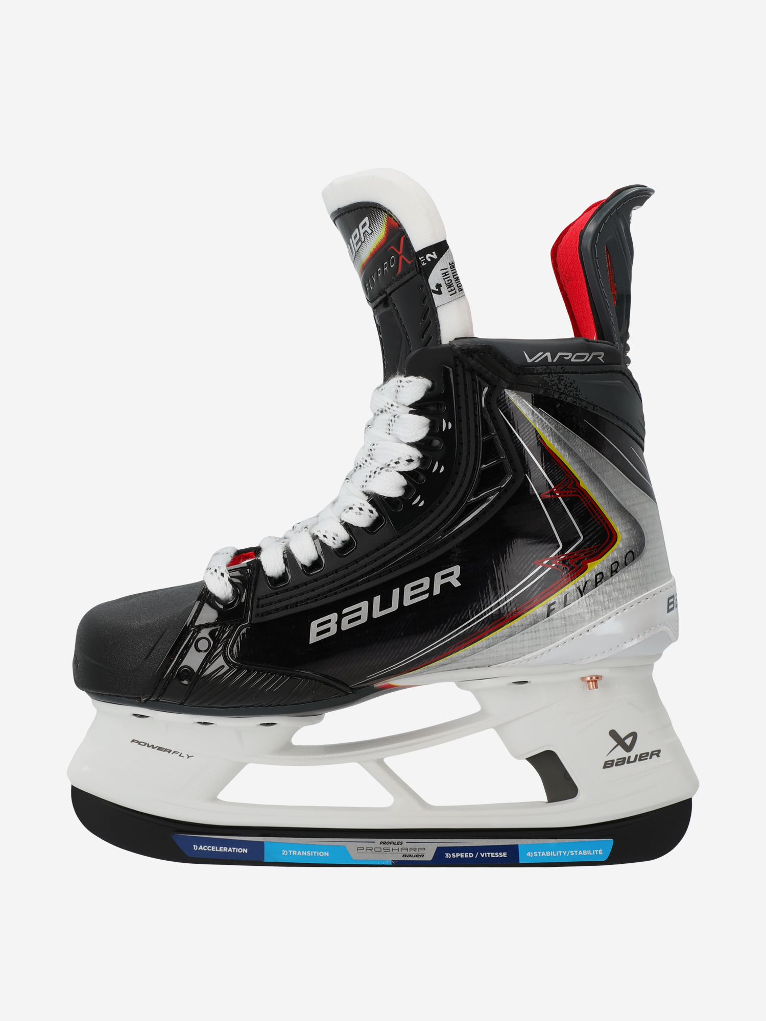 фото Коньки хоккейные детские bauer vapor flypro int fit2 + fly-x, черный