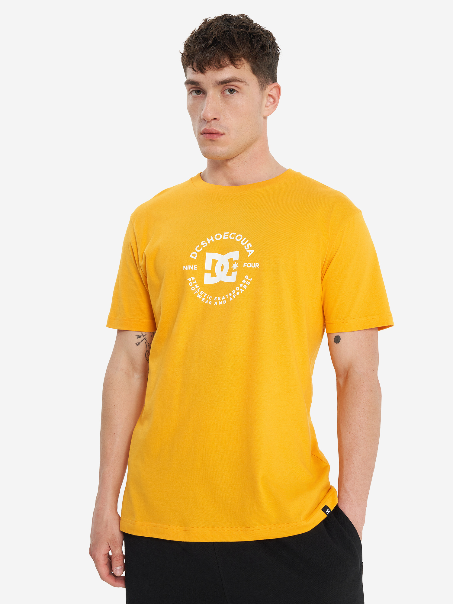 фото Футболка мужская dc shoes essy dorrington, желтый