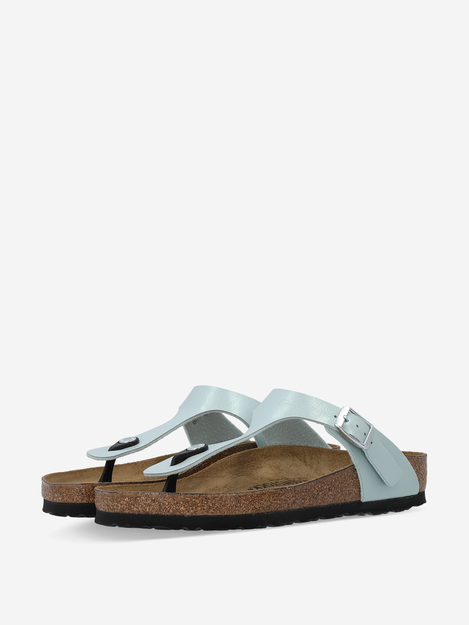 фото Шлепанцы женские birkenstock gizeh, зеленый