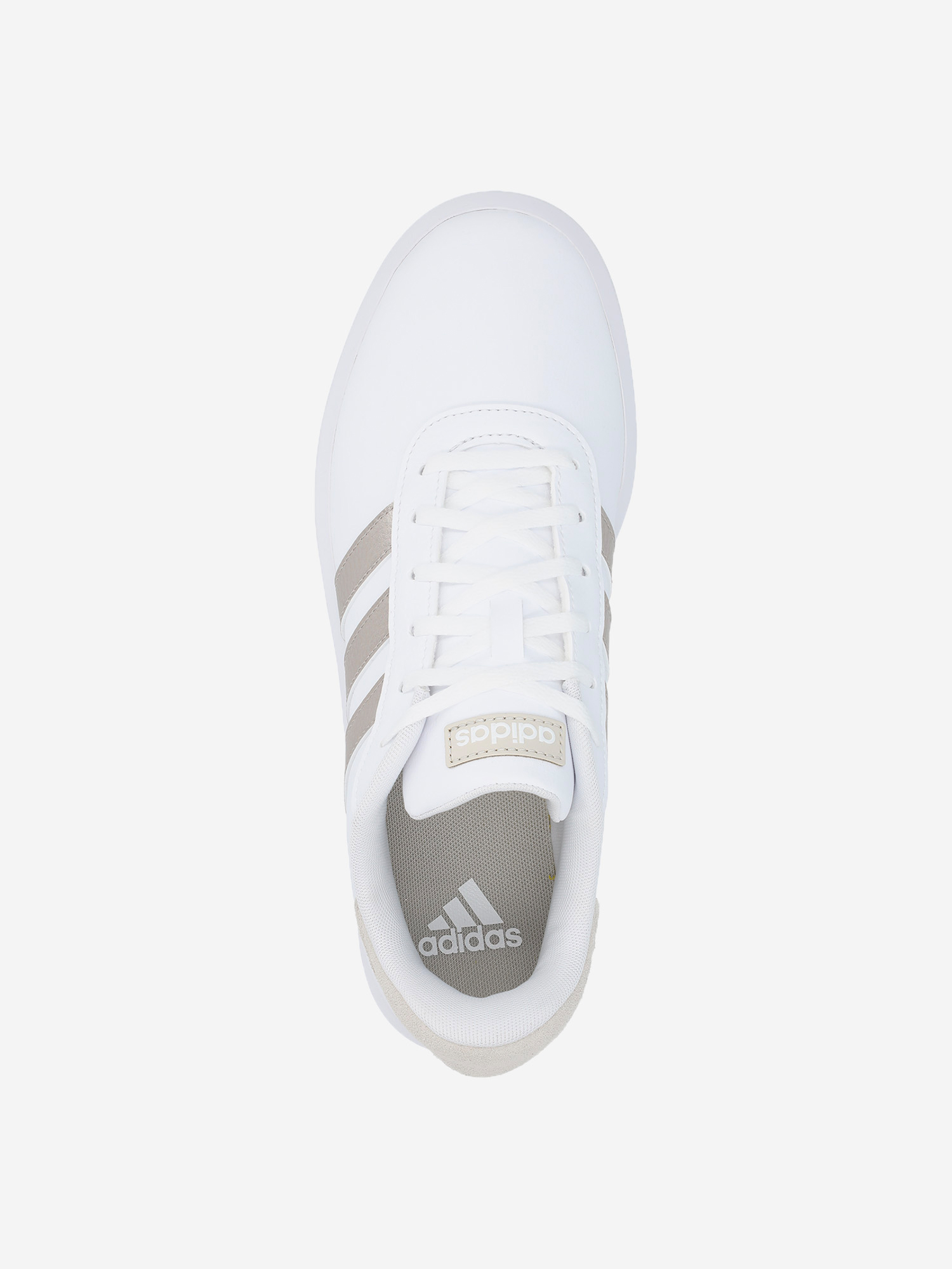 фото Кеды женские adidas court platform, белый