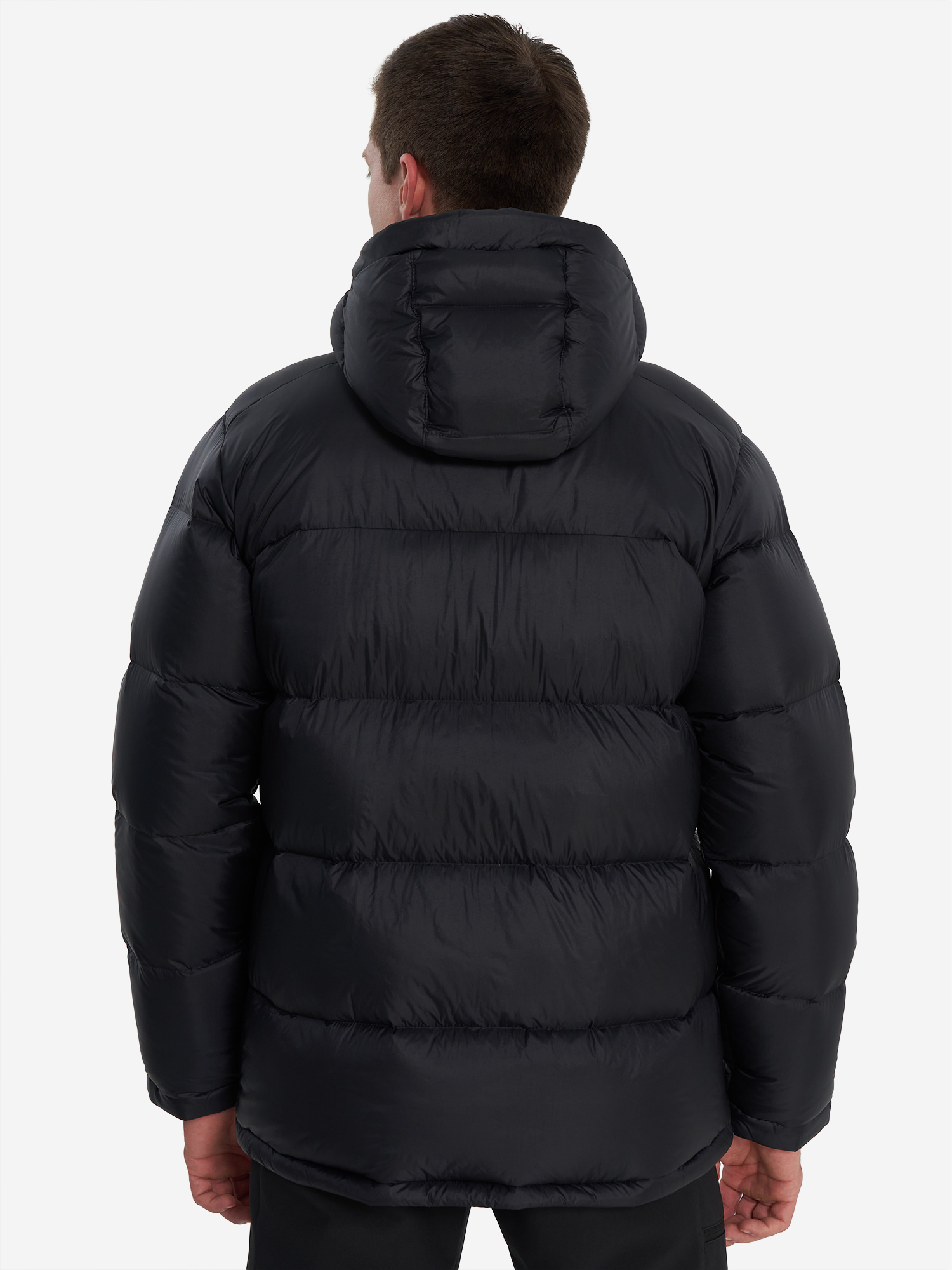 фото Пуховик мужской columbia cloudview down hooded jacket, черный