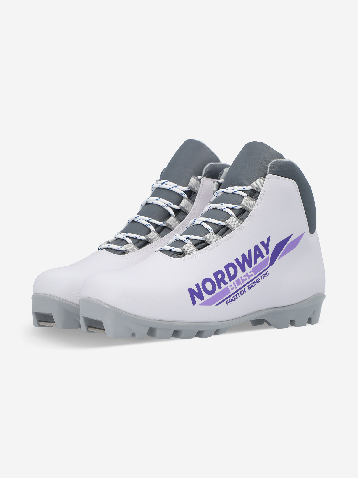 фото Ботинки для беговых лыж женские nordway bliss nnn, белый