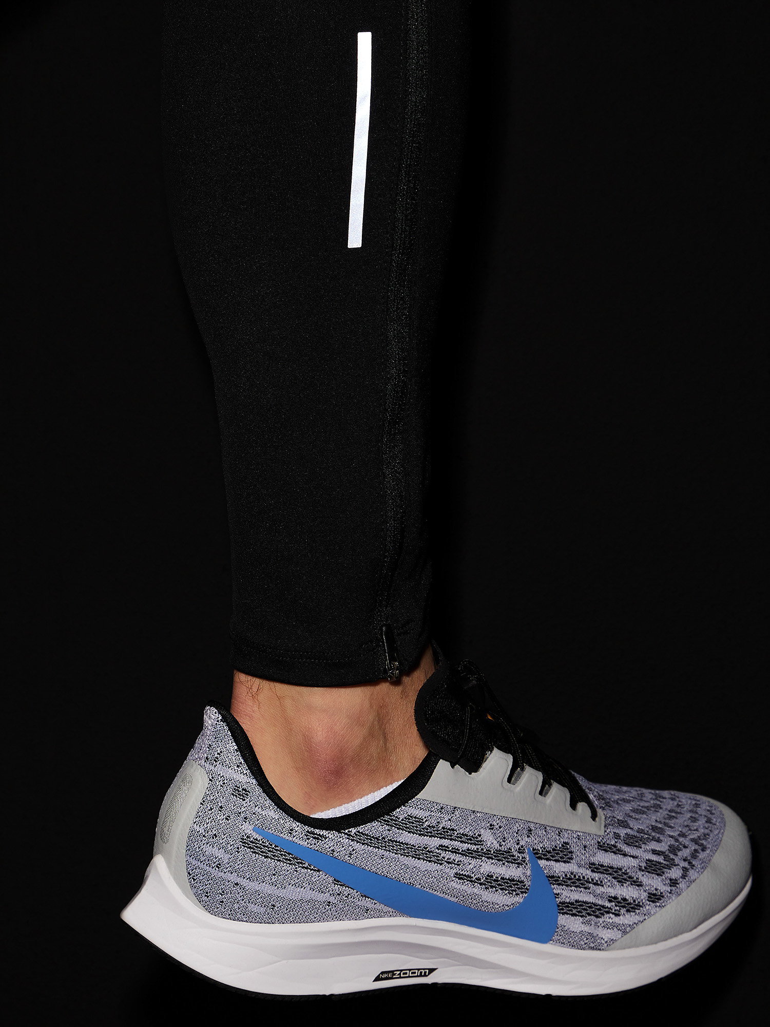 фото Тайтсы мужские nike dri-fit challenger, черный