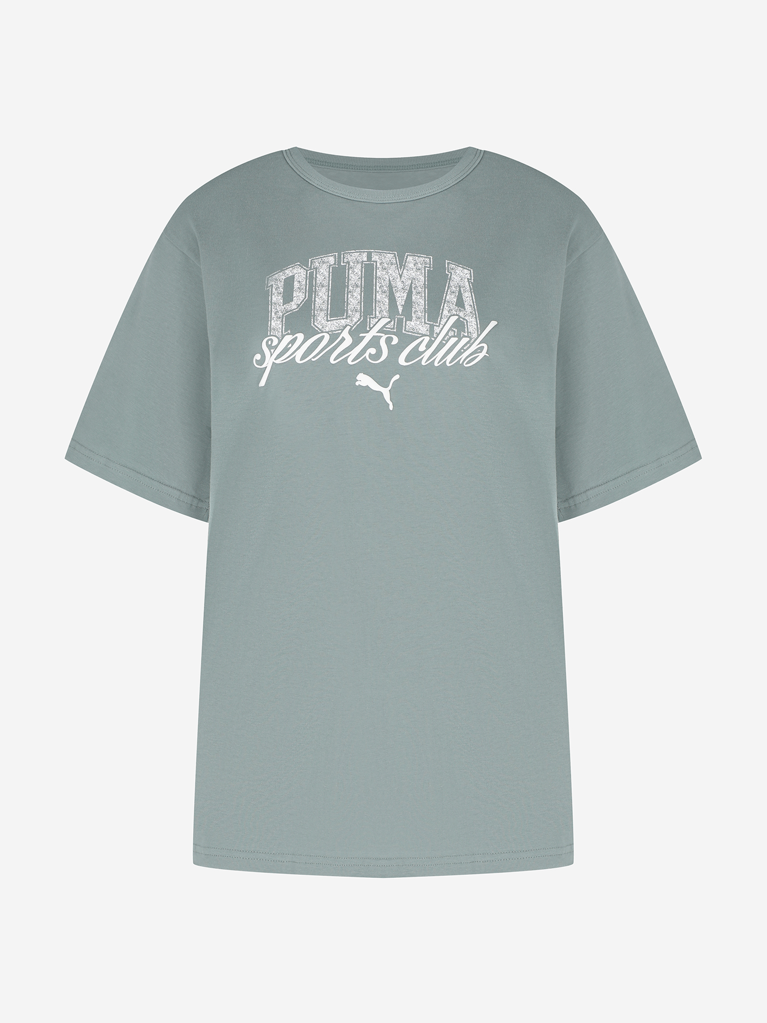 фото Футболка женская puma class, зеленый