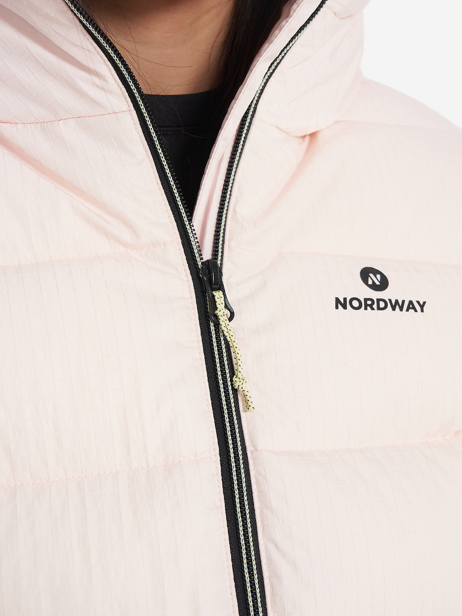 фото Пуховик женский nordway, розовый