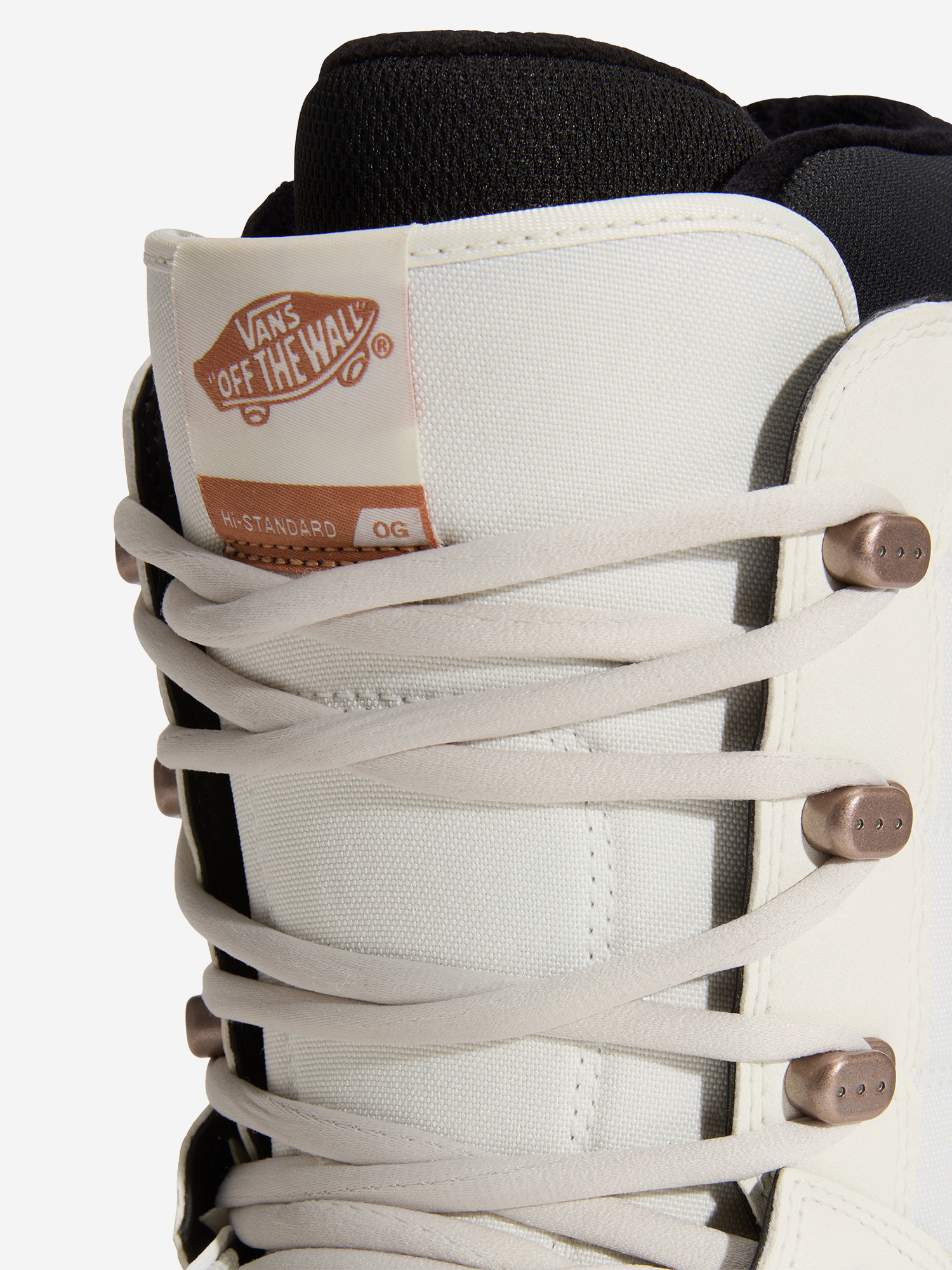 фото Сноубордические ботинки женские vans hi-standard og, белый