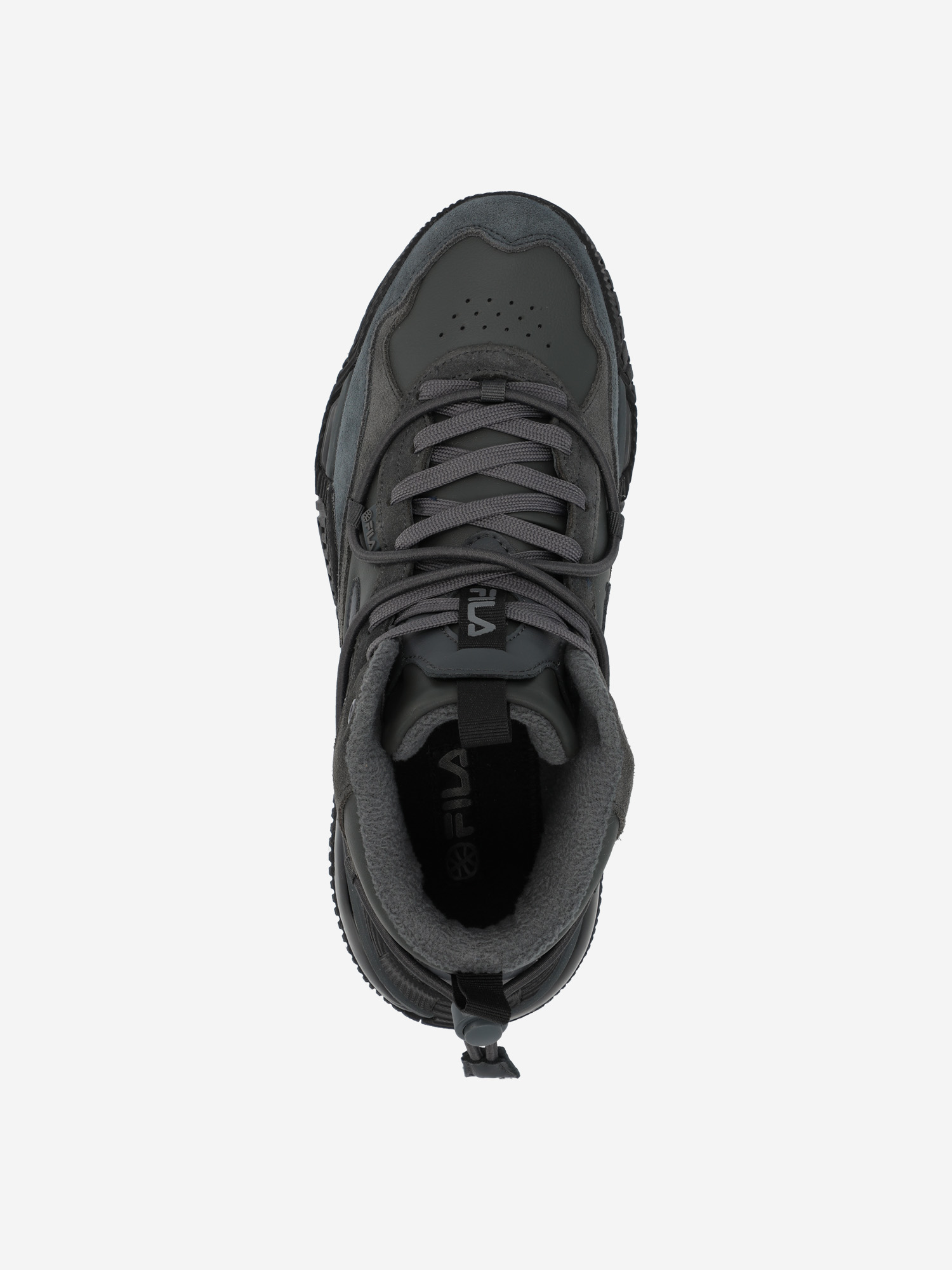 фото Кроссовки утепленные мужские fila wade mid, серый