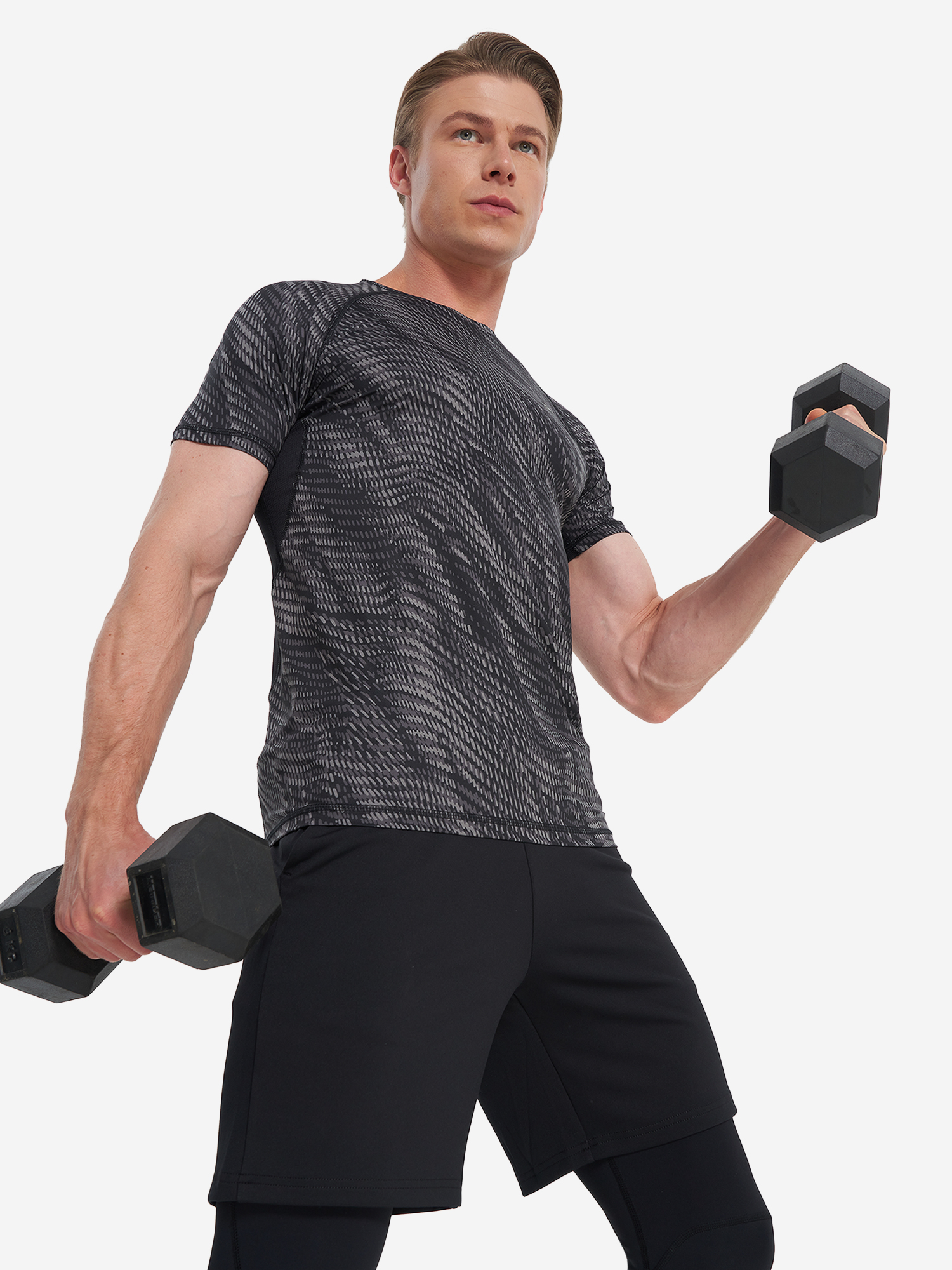 Футболка компрессионная мужская Demix, Черный
Футболка компрессионная мужская Demix, Черный