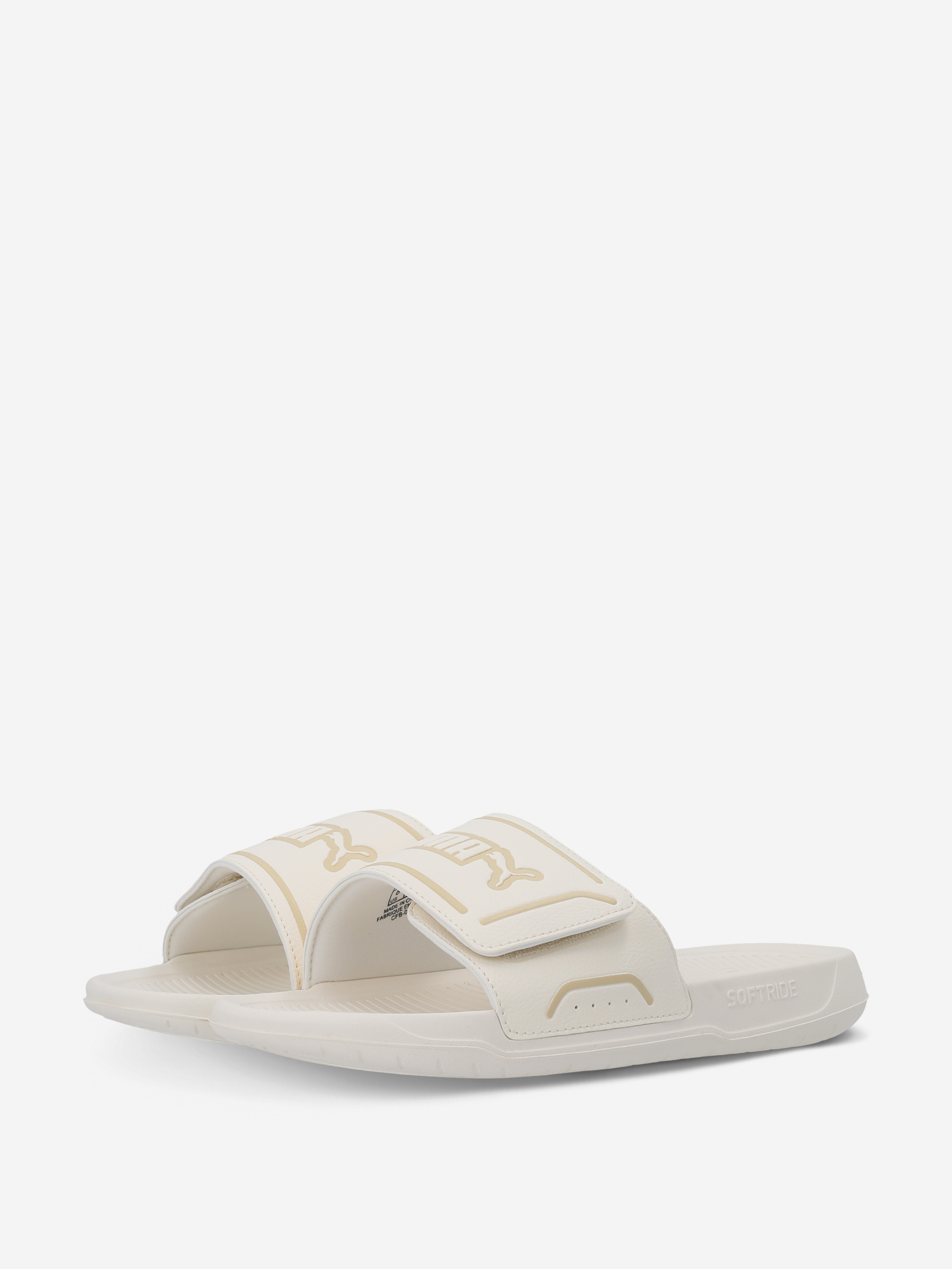 фото Шлепанцы женские puma royalcat comfort 2, бежевый