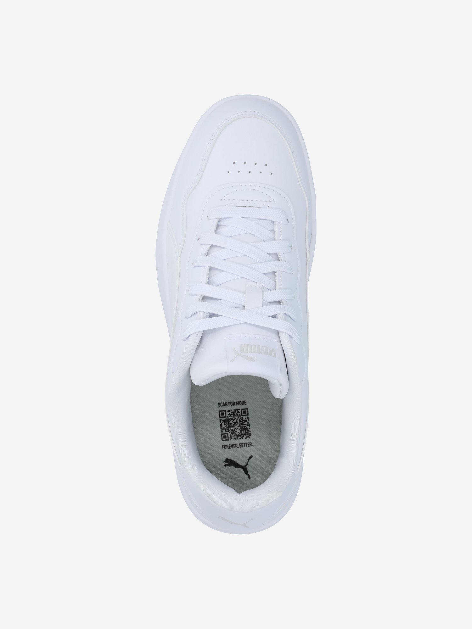 фото Кроссовки женские puma court lally skye, белый