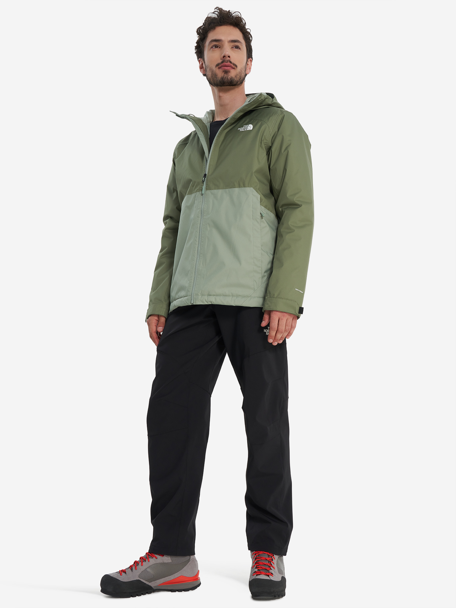 фото Куртка утепленная мужская the north face millerton insulated, зеленый