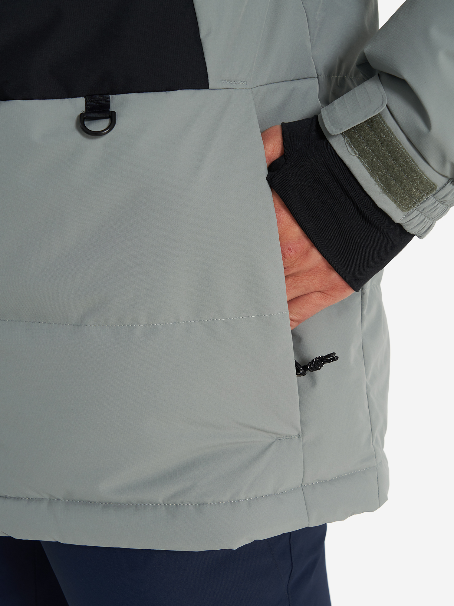 фото Пуховик мужской mountain hardwear first tracks, серый