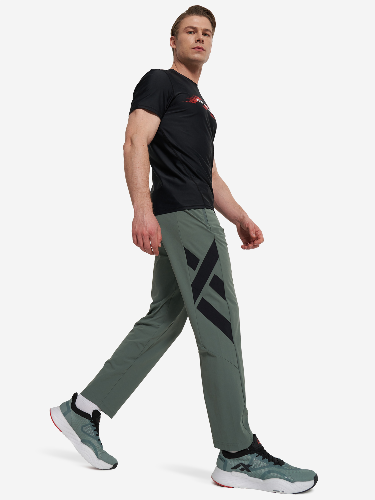 фото Брюки мужские athlex, зеленый