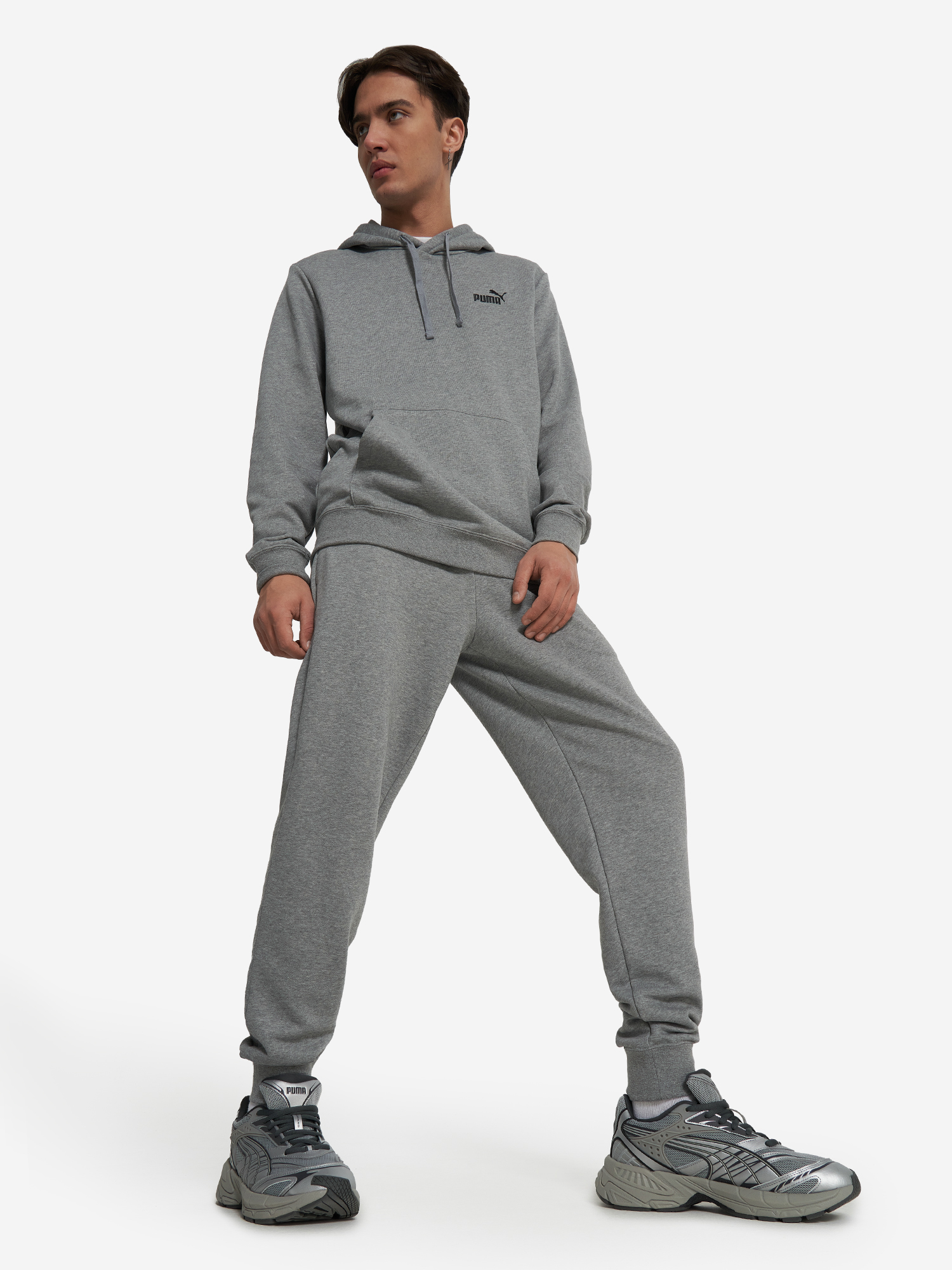 фото Худи мужское puma, серый