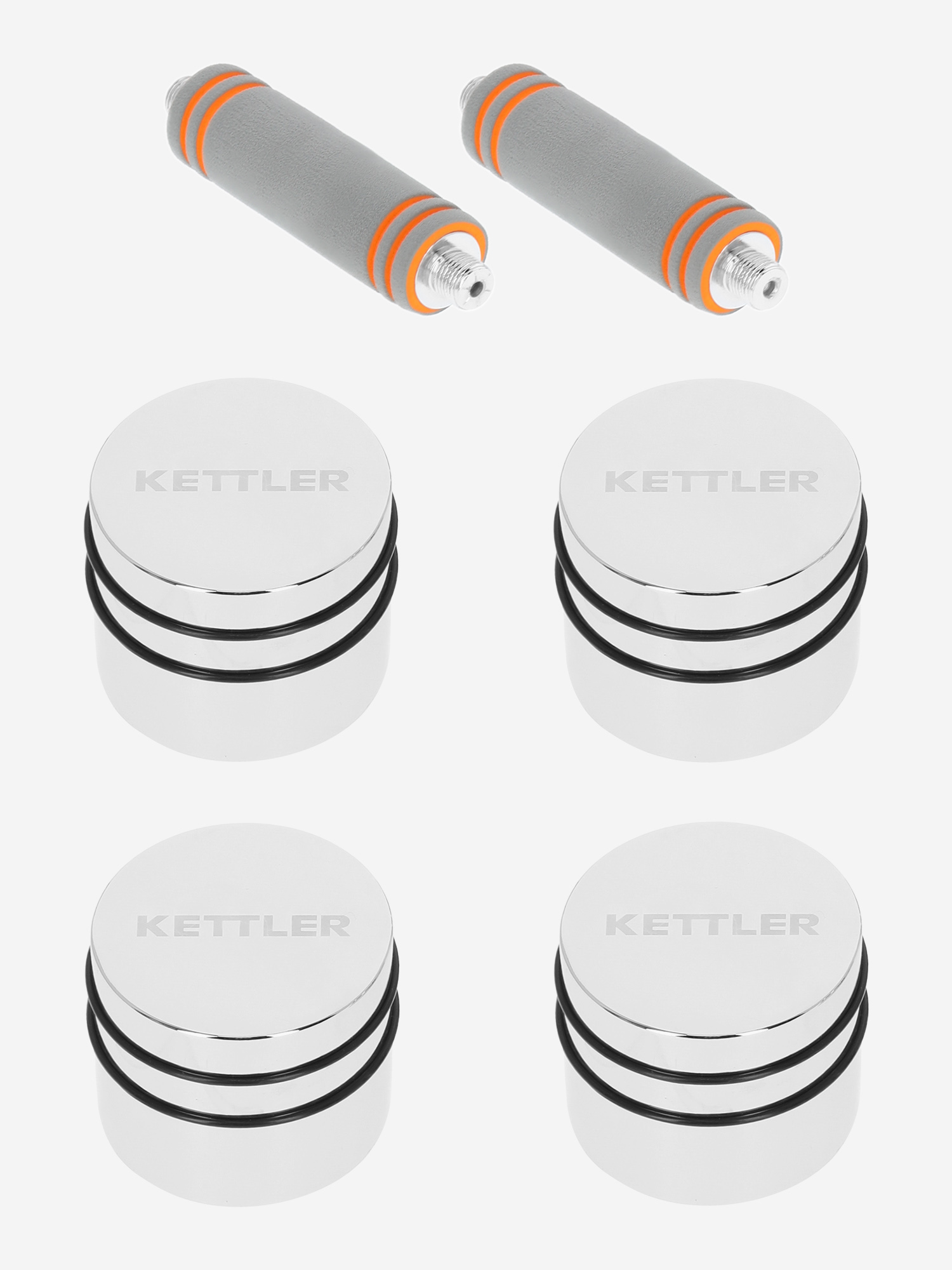 фото Набор гантелей kettler, 2 х 5 кг, черный