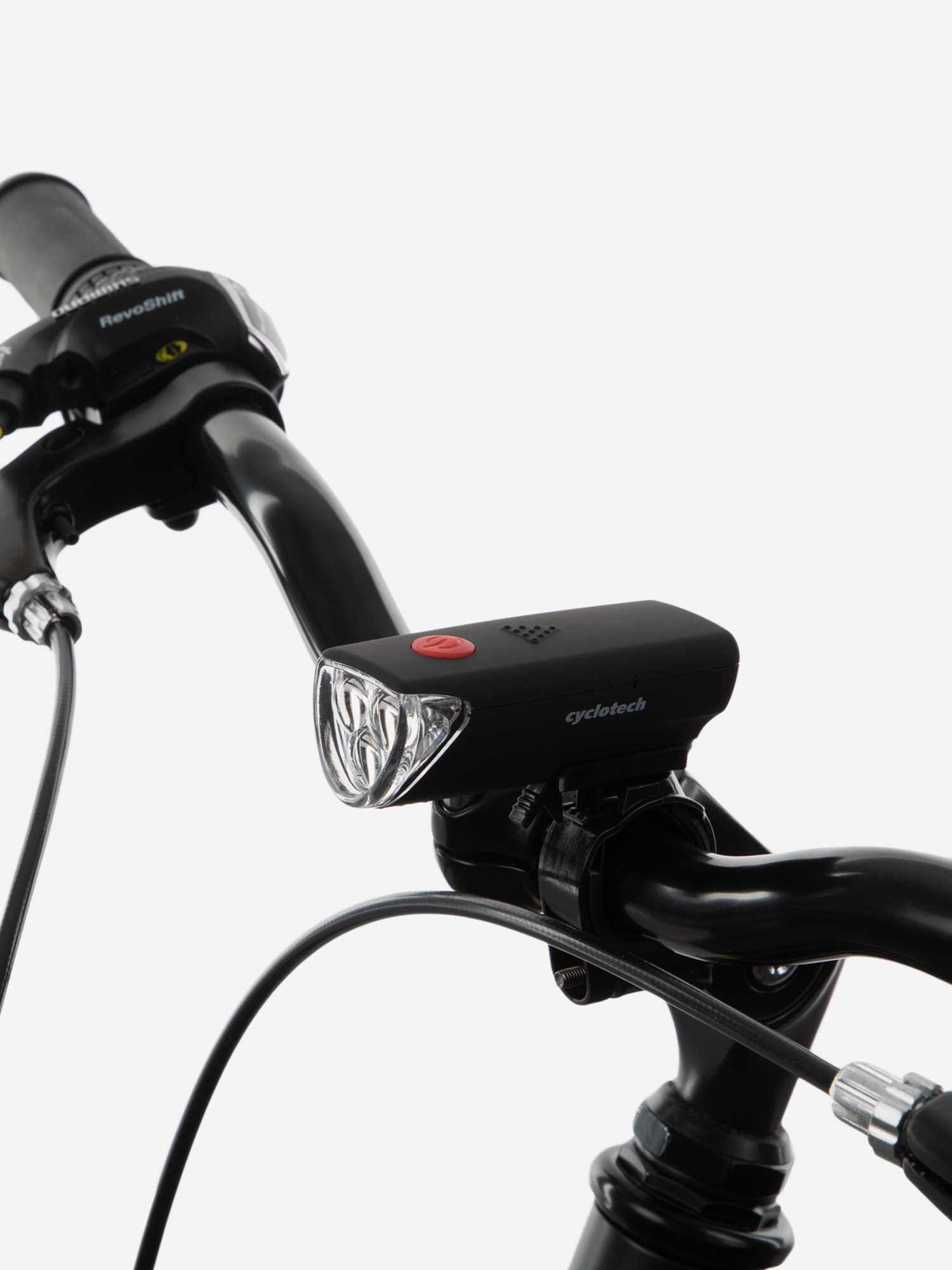 фото Фонарь велосипедный передний cyclotech, черный