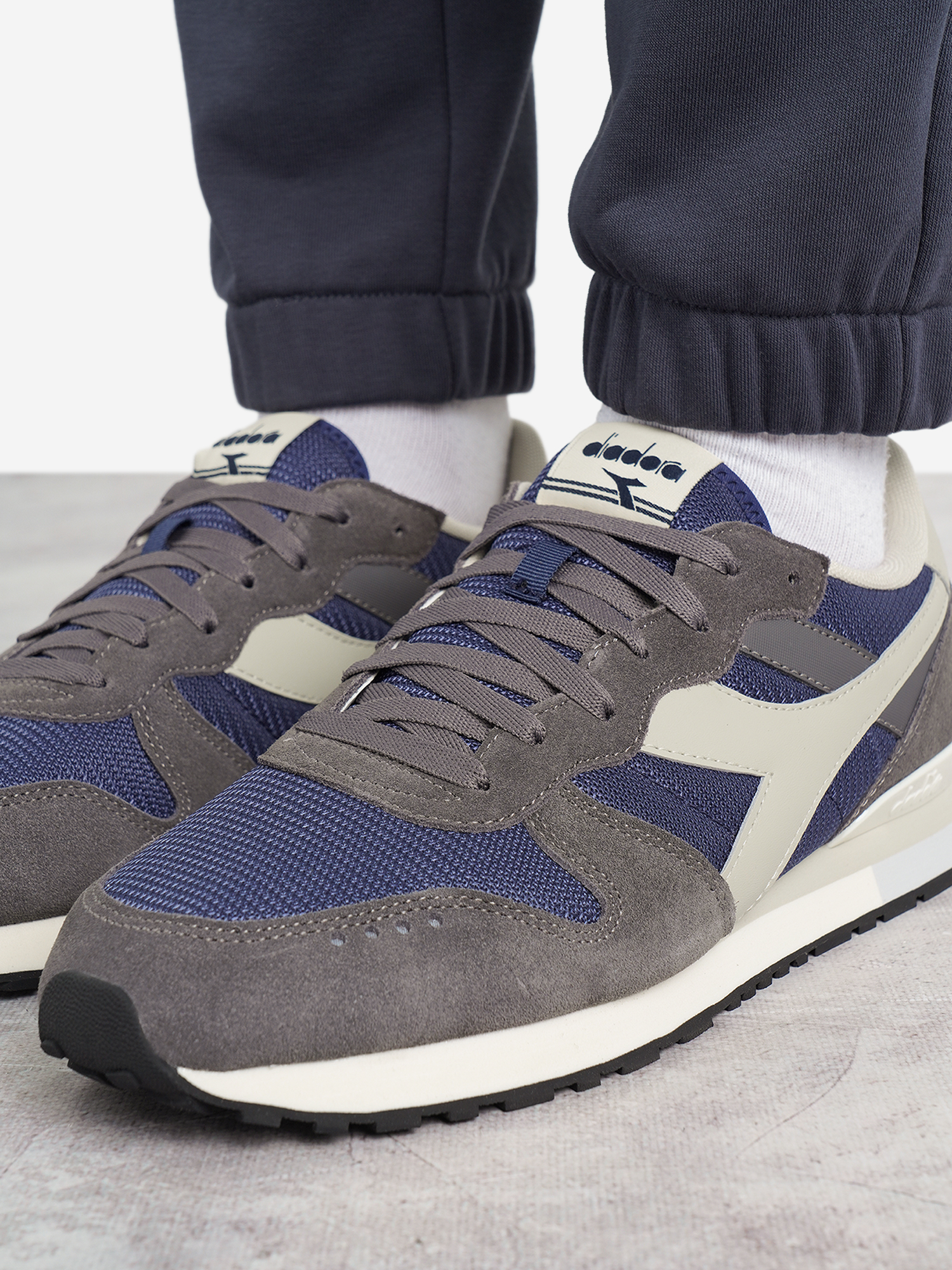 фото Кроссовки мужские diadora camaro m2, серый