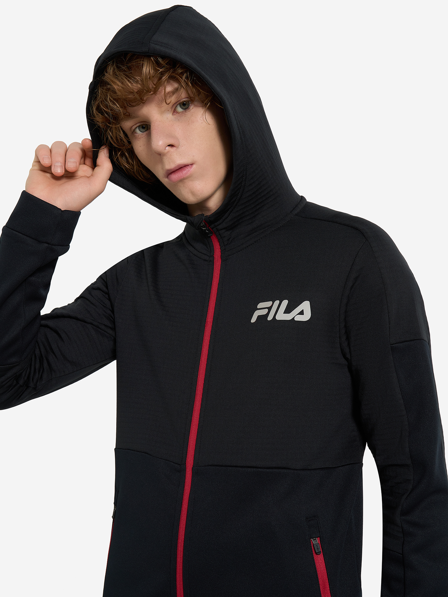 фото Толстовка для мальчиков fila, черный