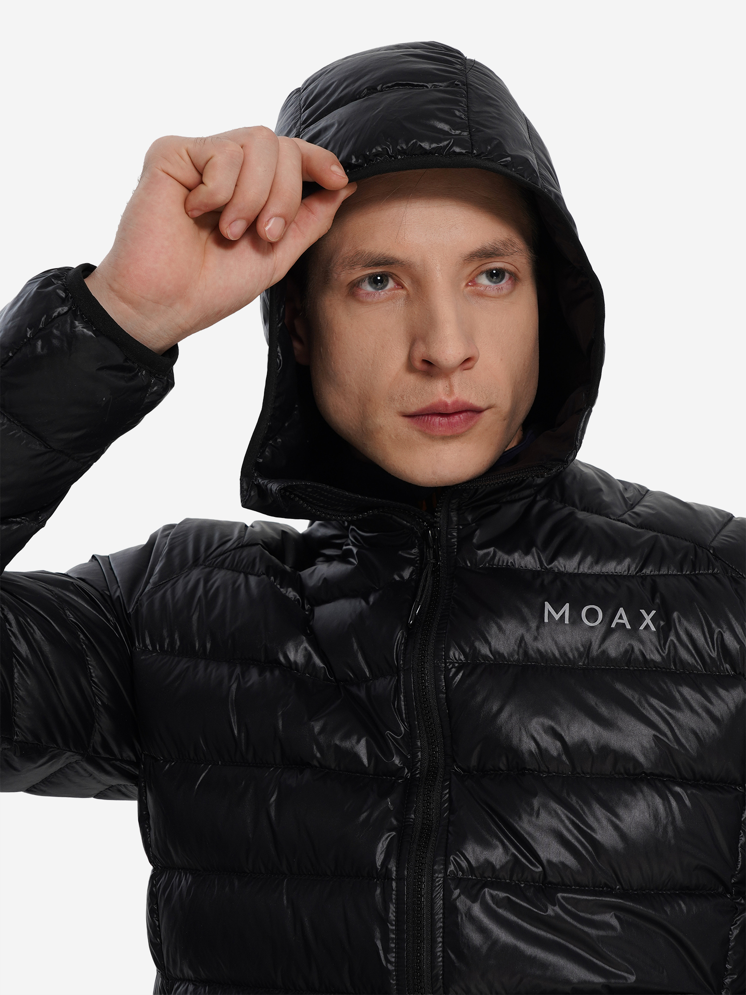 фото Пуховик мужской moaxsport igora light 2.0, черный