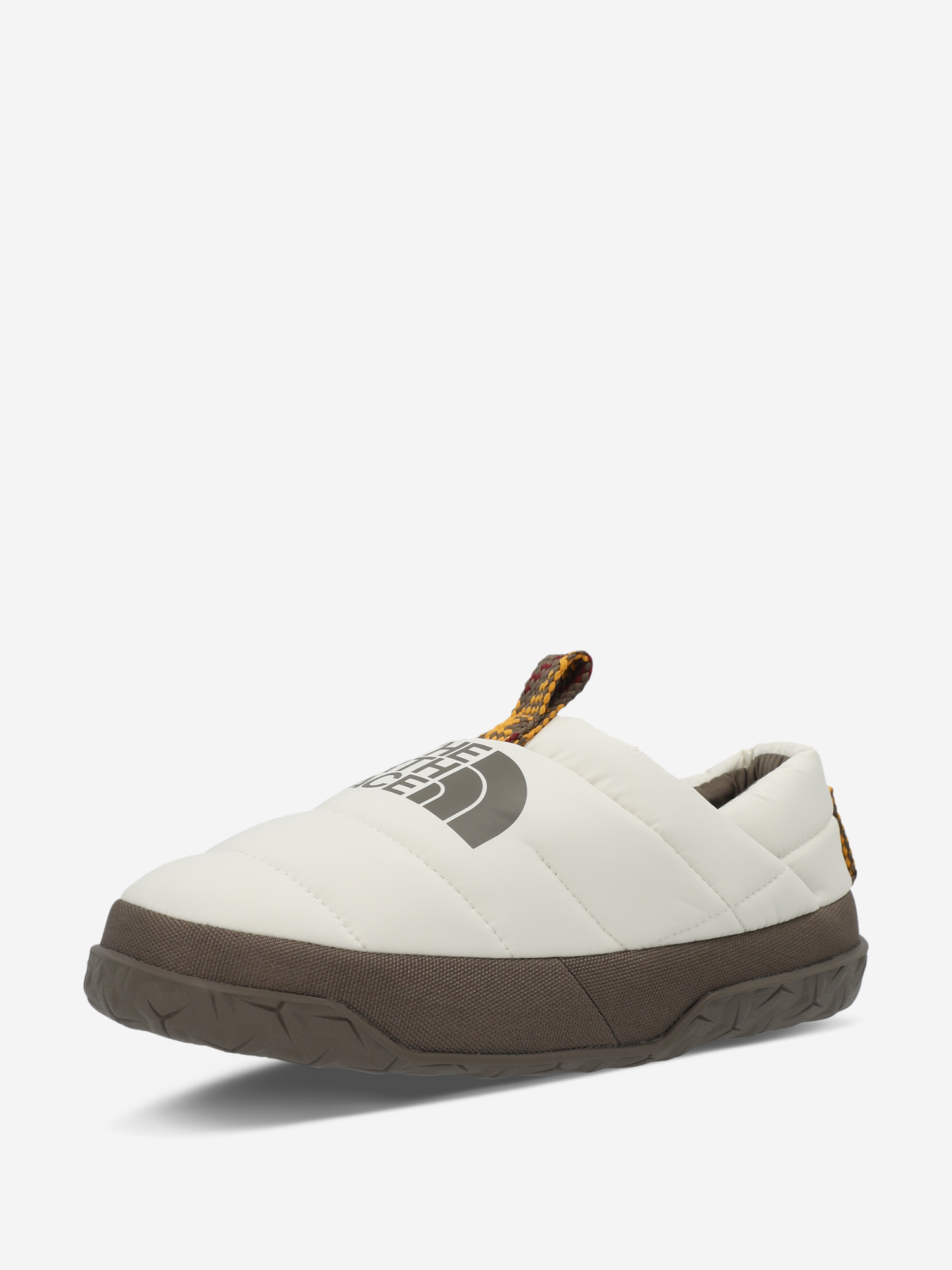 фото Слипоны утепленные женские the north face nuptse mule, бежевый