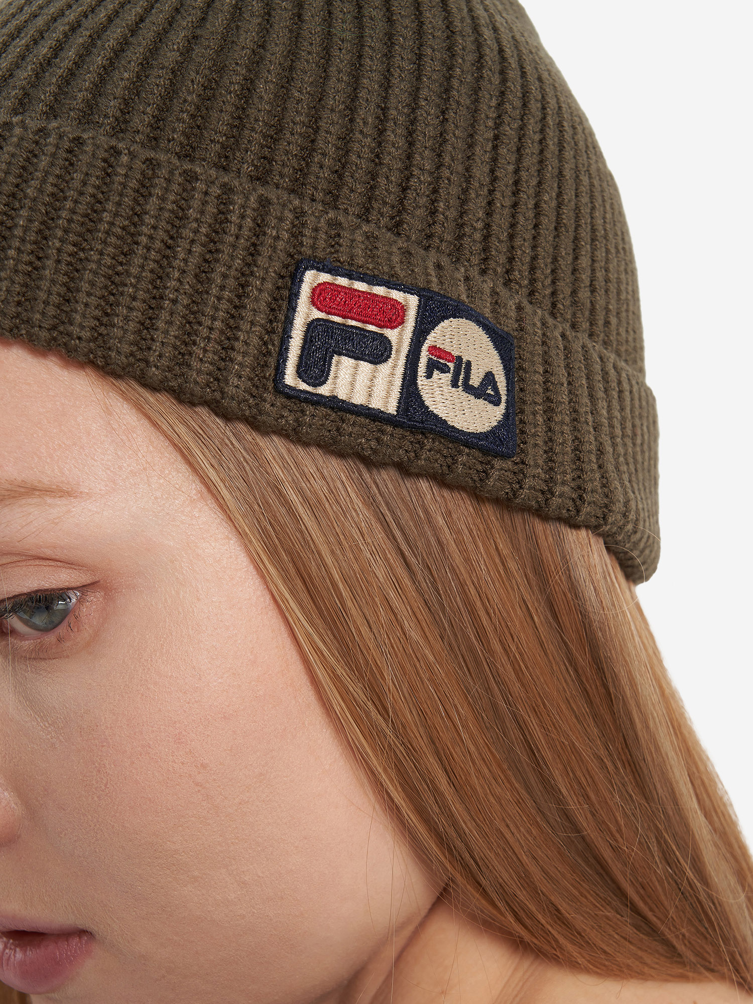фото Шапка fila, коричневый