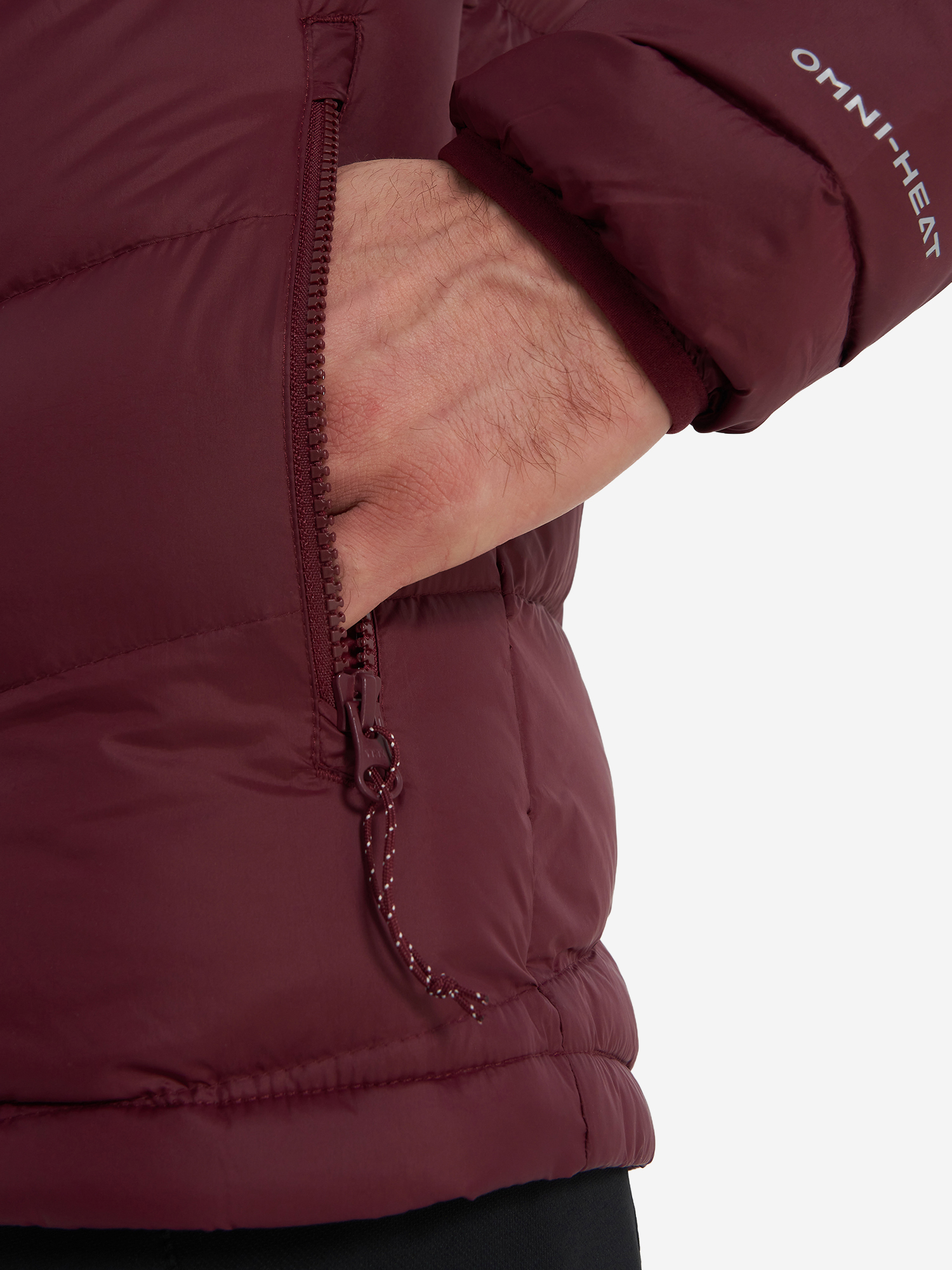 фото Пуховик мужской columbia centennial creek iii down hooded jacket, красный