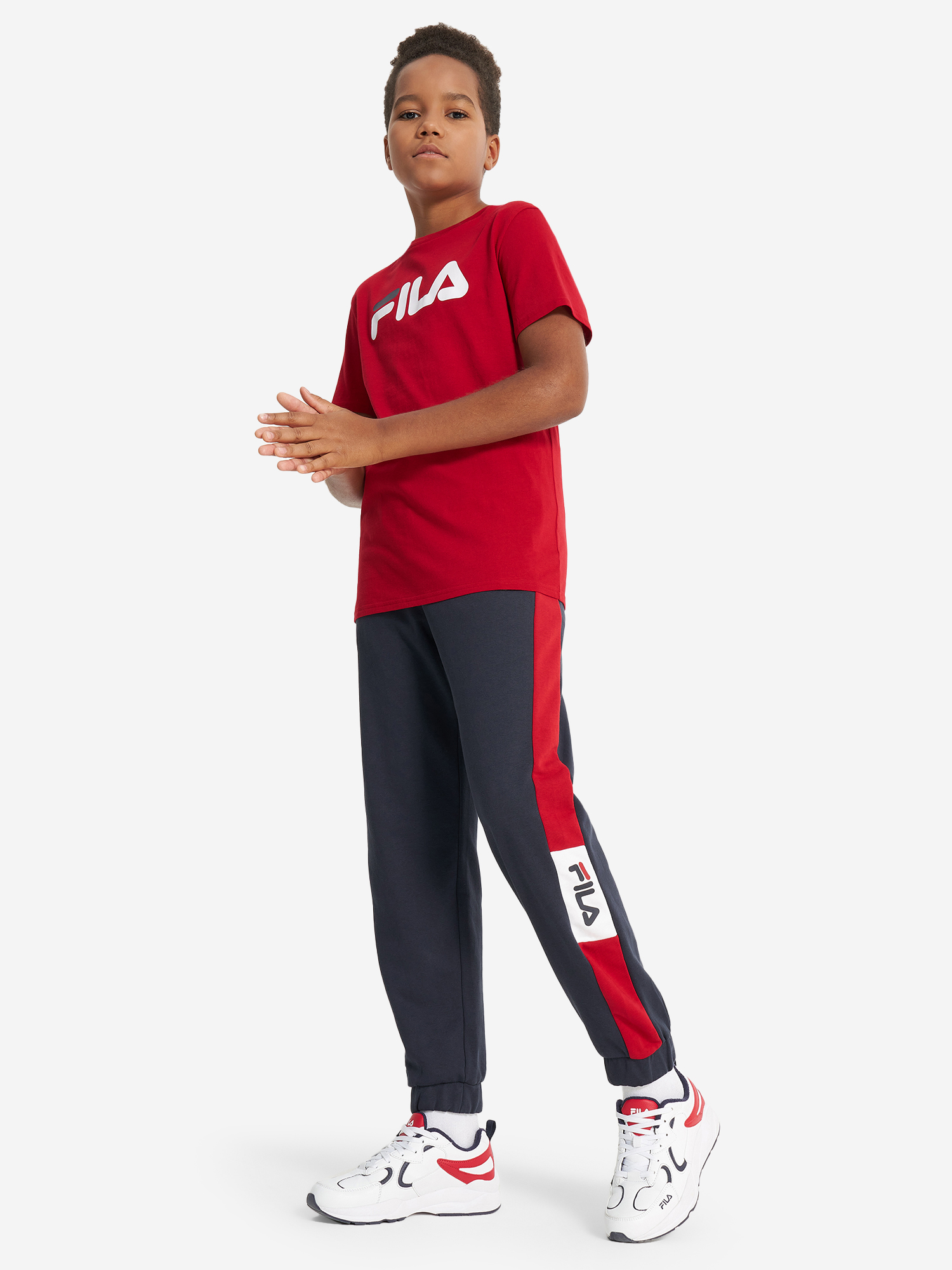 фото Футболка для мальчиков fila, красный