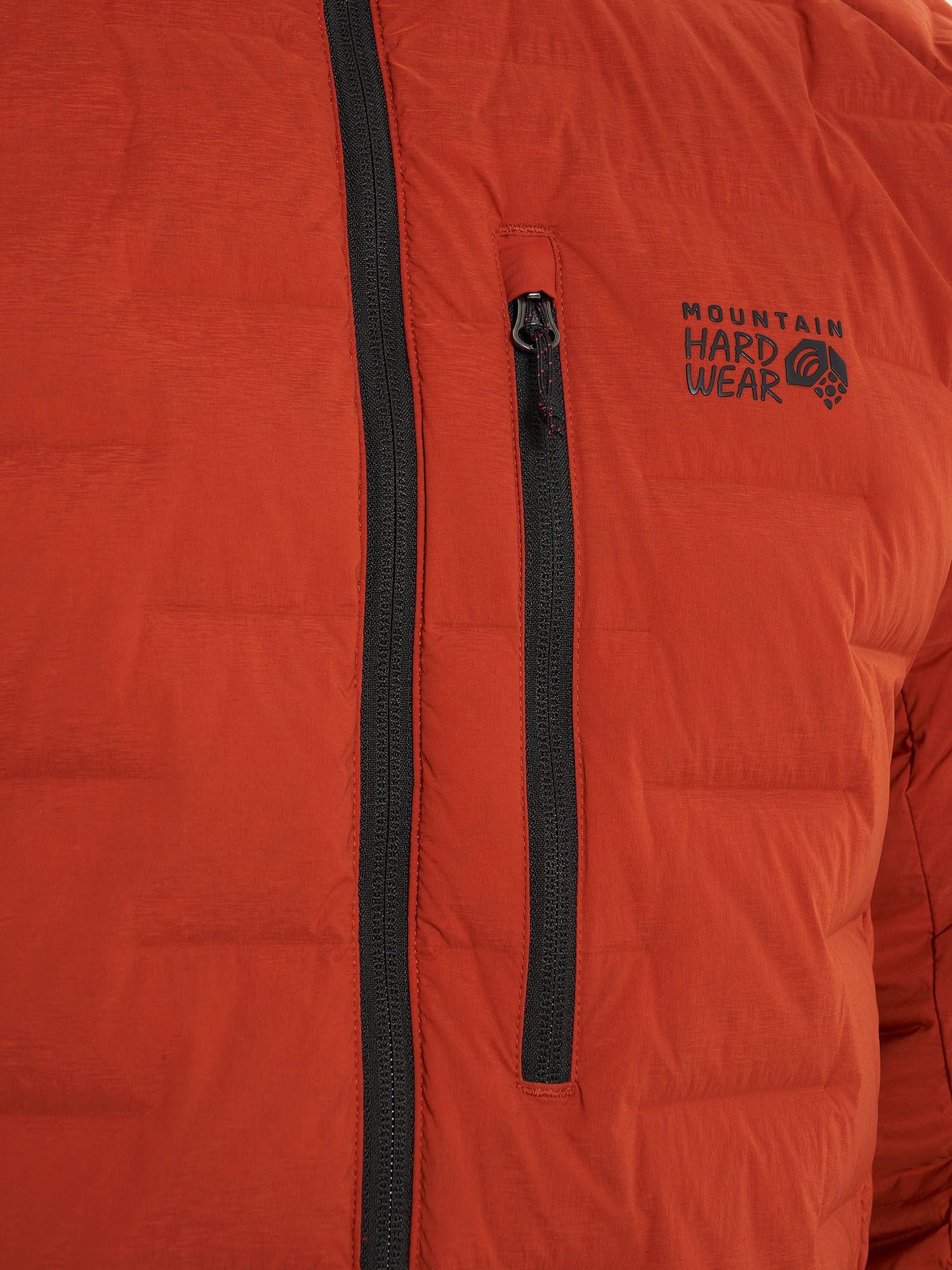 фото Пуховик мужской mountain hardwear stretchdown, оранжевый