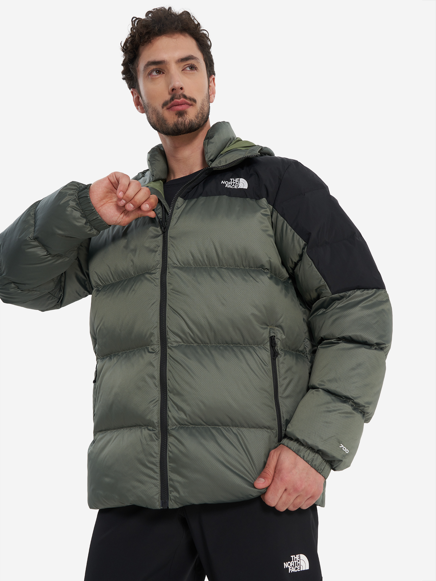 фото Пуховик мужской the north face diablo down 2.0, зеленый