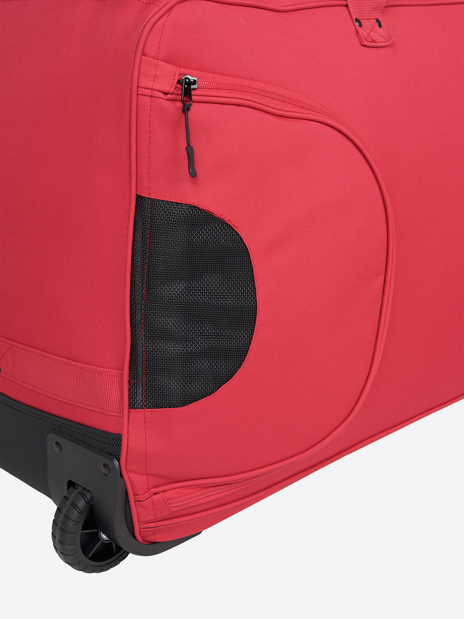 фото Баул хоккейный с колесами fischer player bag 40", красный