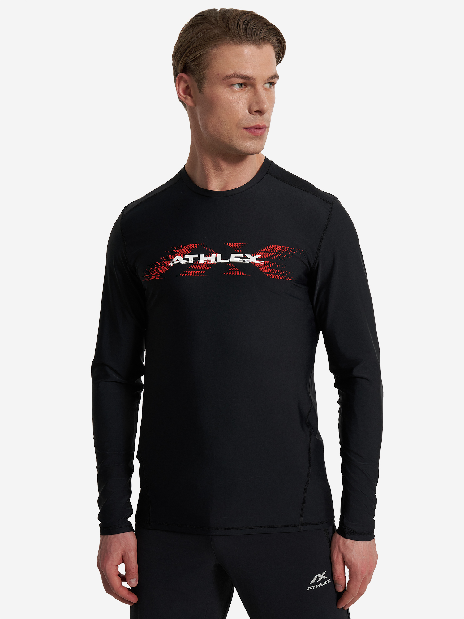 фото Лонгслив мужской athlex, черный