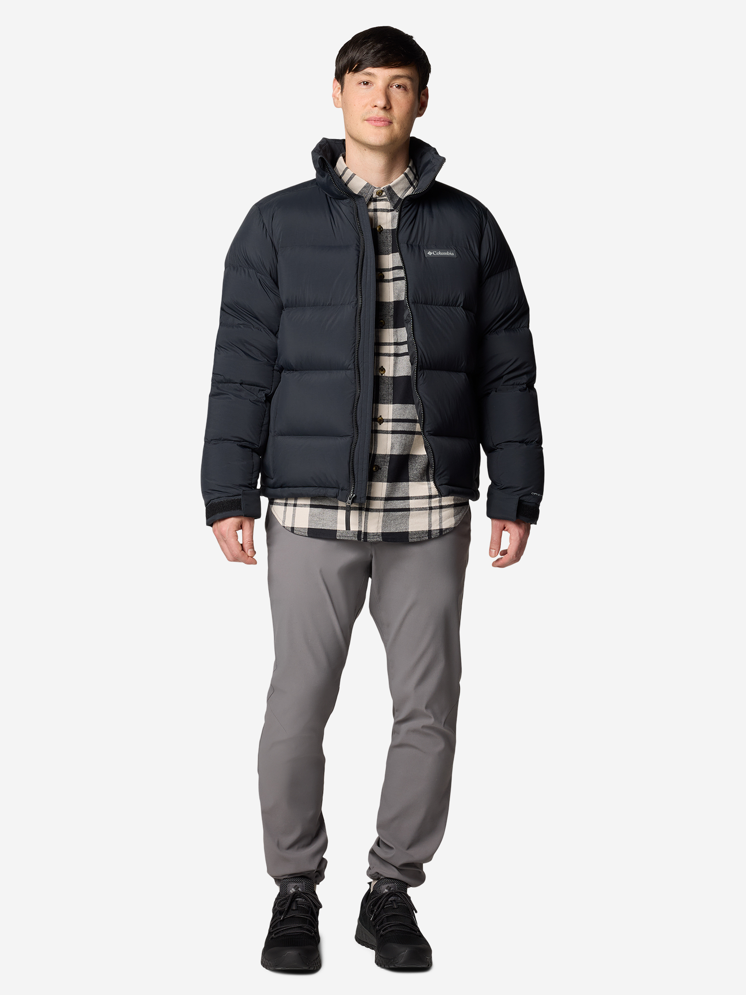 фото Пуховик мужской columbia bulo point iii down jacket, черный