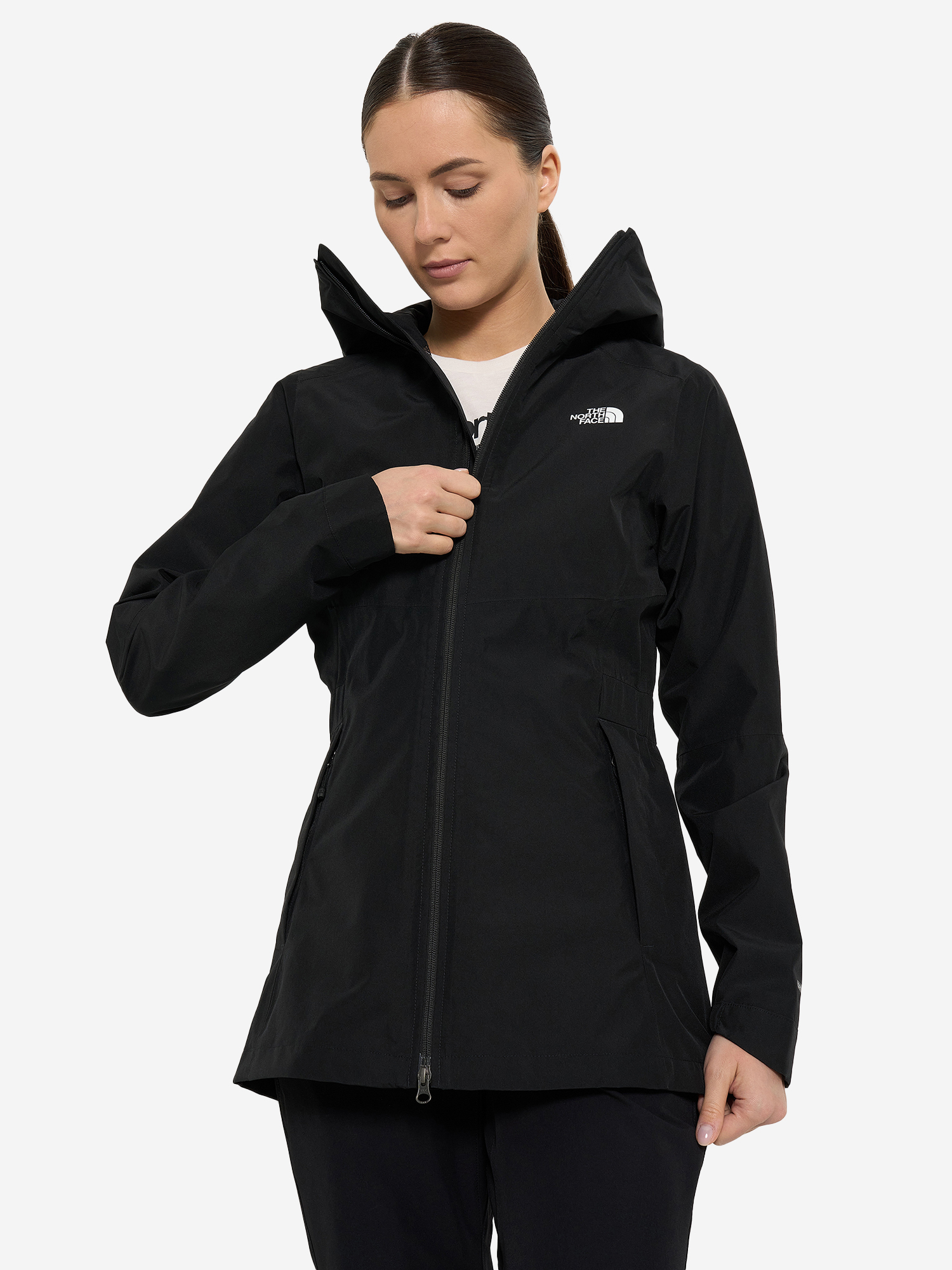 фото Куртка мембранная женская the north face hikesteller, черный