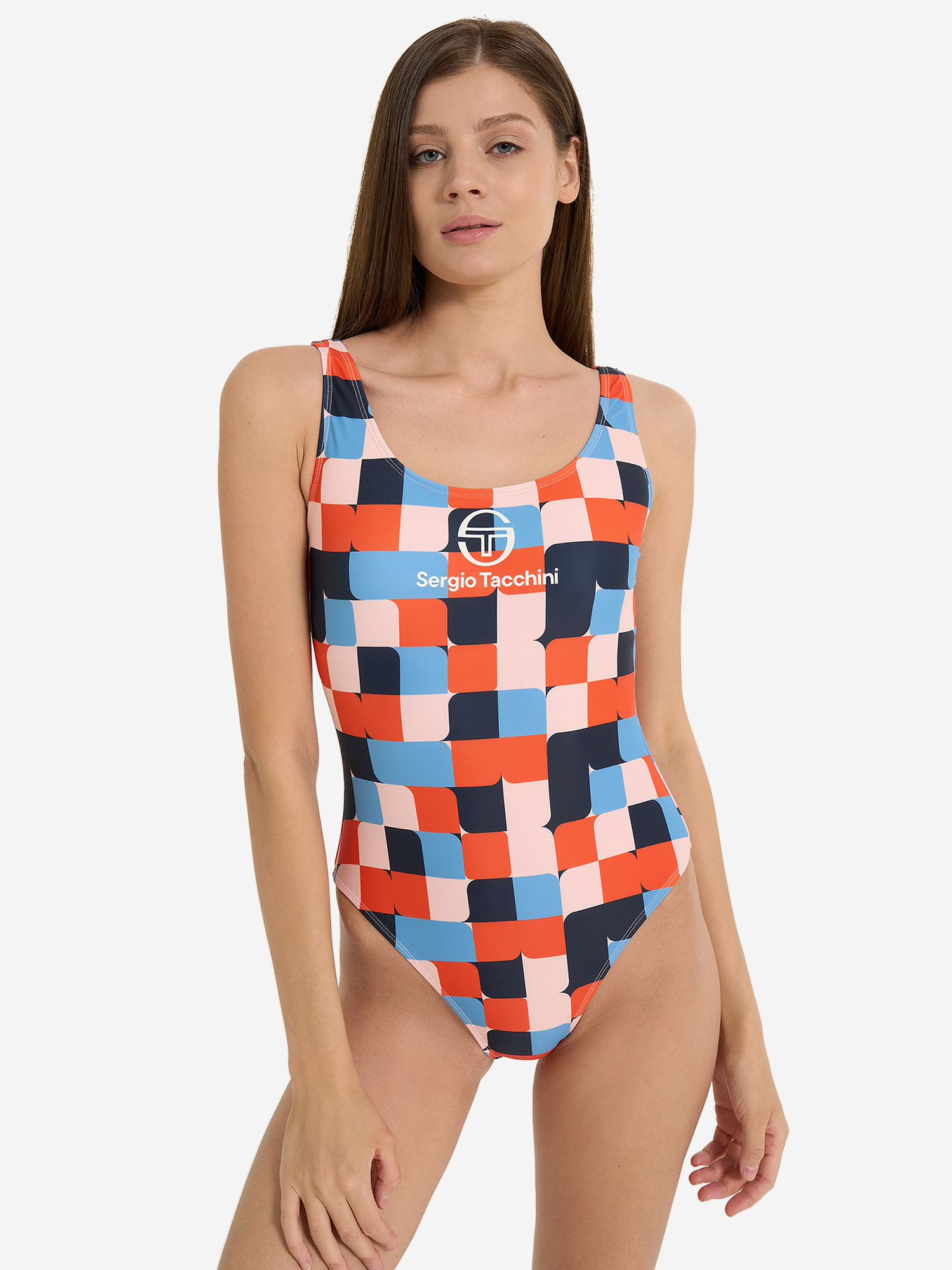 фото Купальник слитный женский sergio tacchini, мультицвет