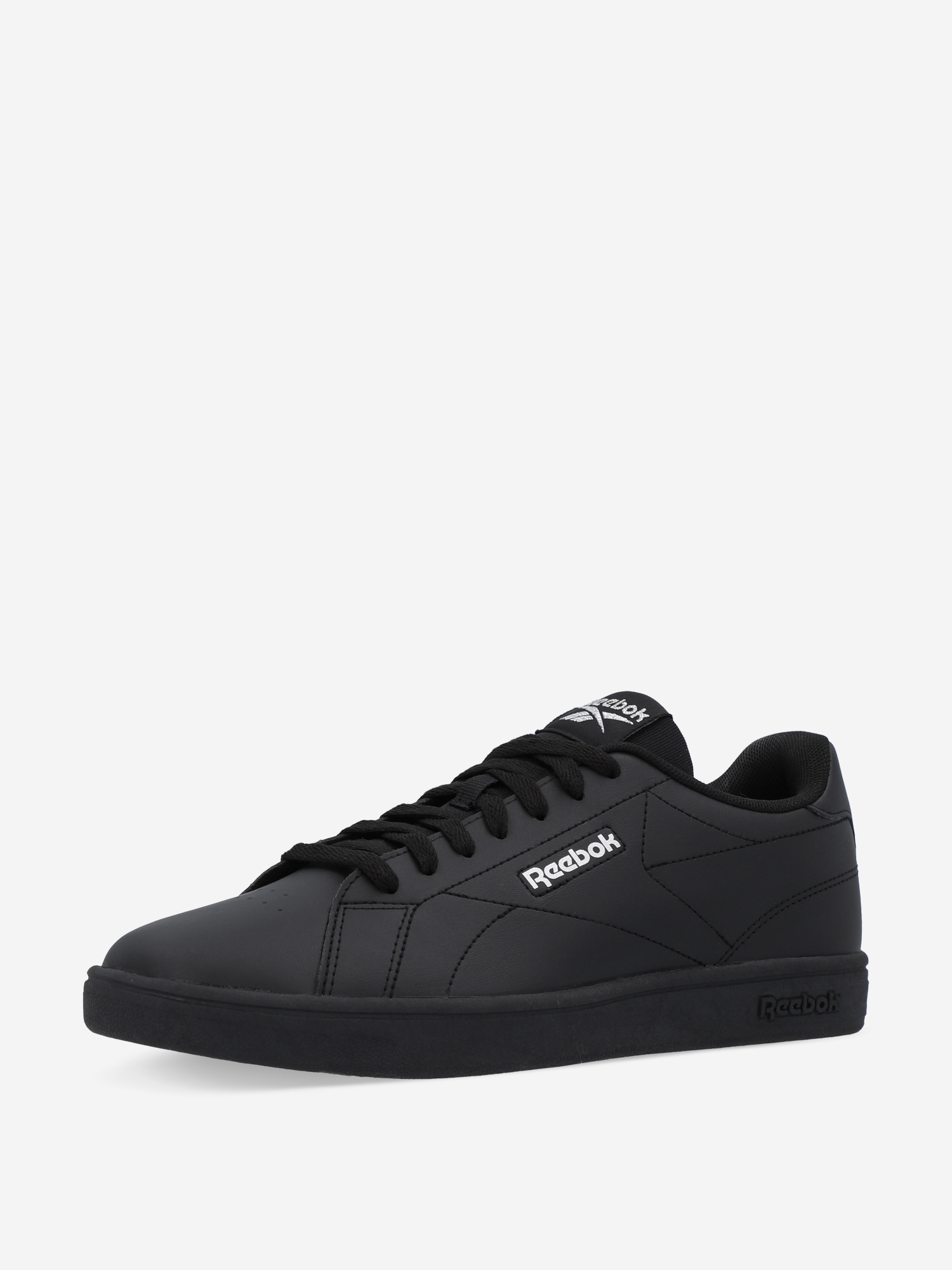 фото Кеды женские reebok court clean, черный