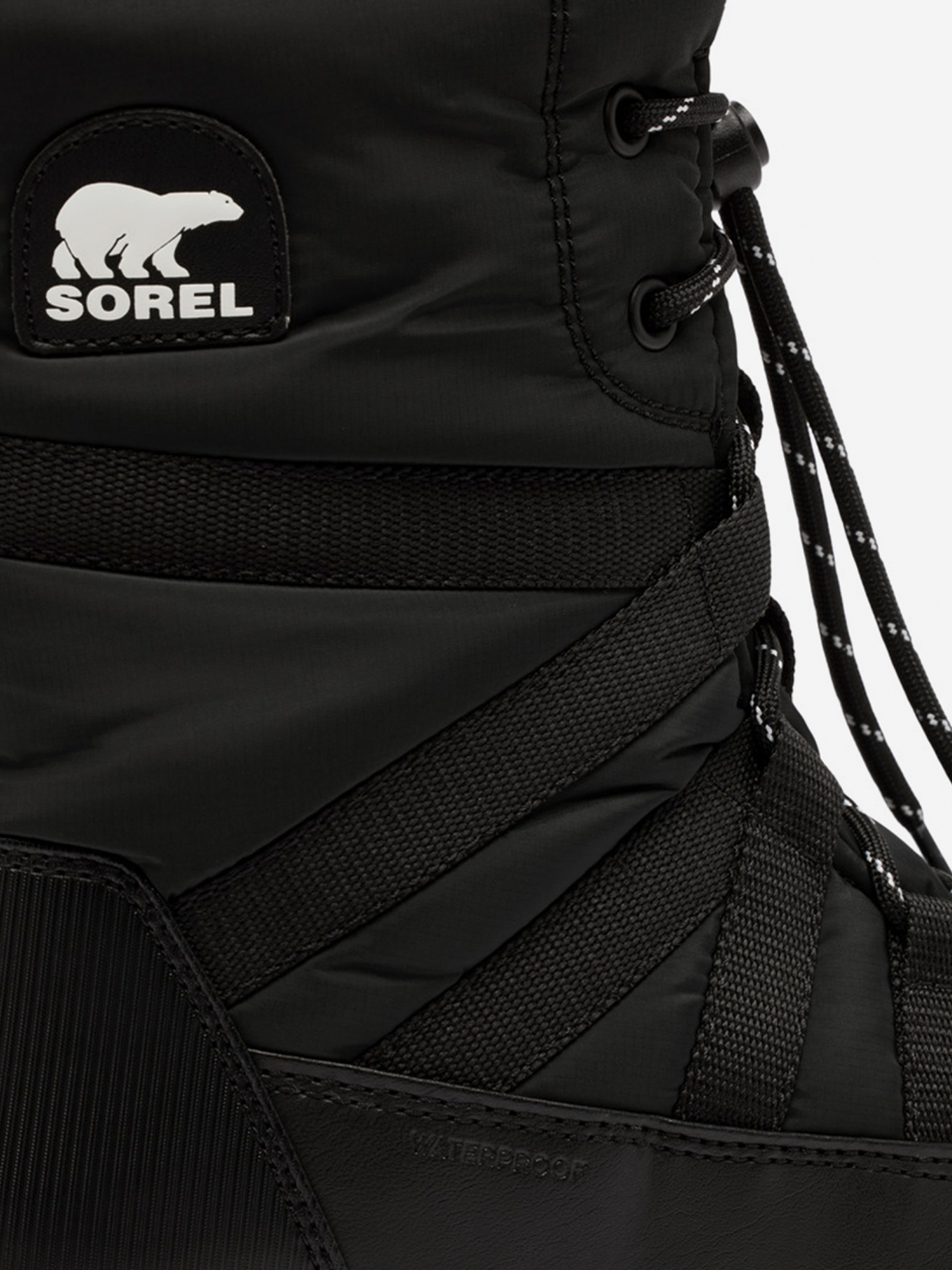 фото Сапоги утепленные женские sorel whitney iii wp, черный