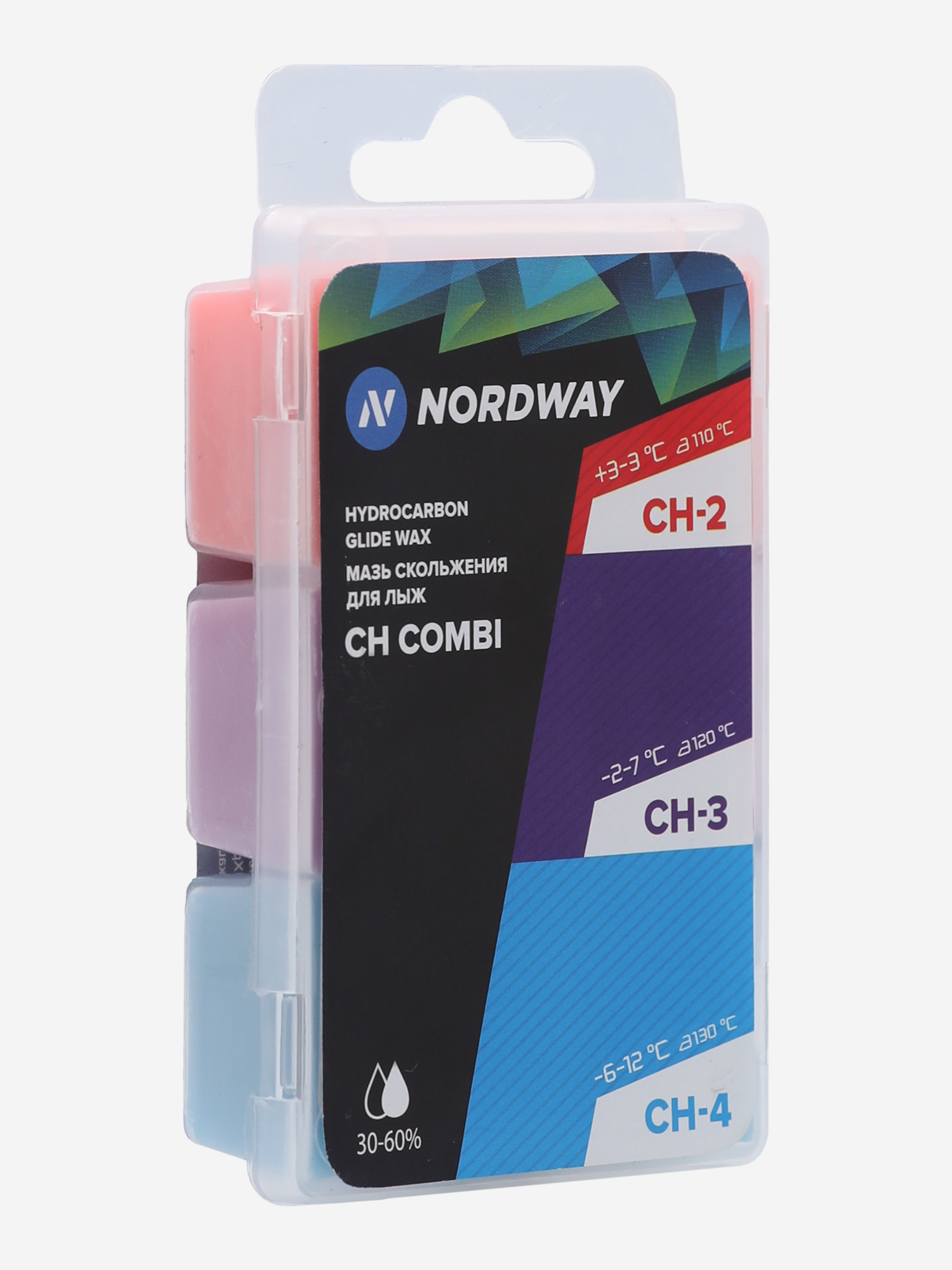 фото Набор мазей скольжения для лыж nordway ch combi, мультицвет