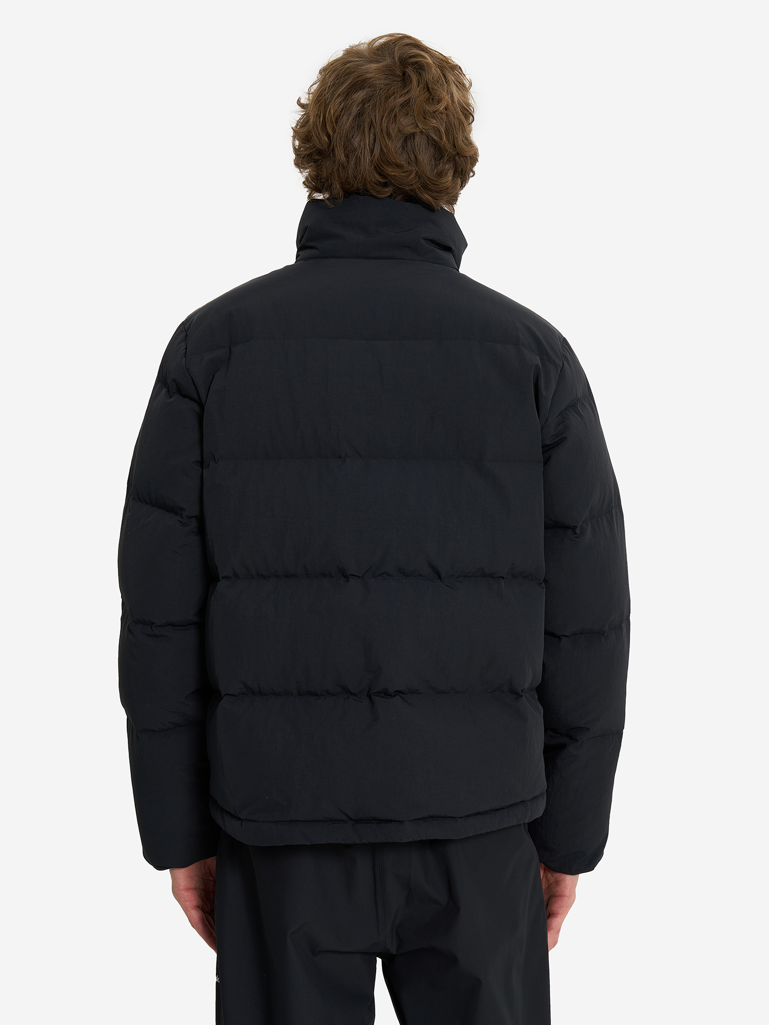 фото Пуховик мужской jack wolfskin nordlicht, черный