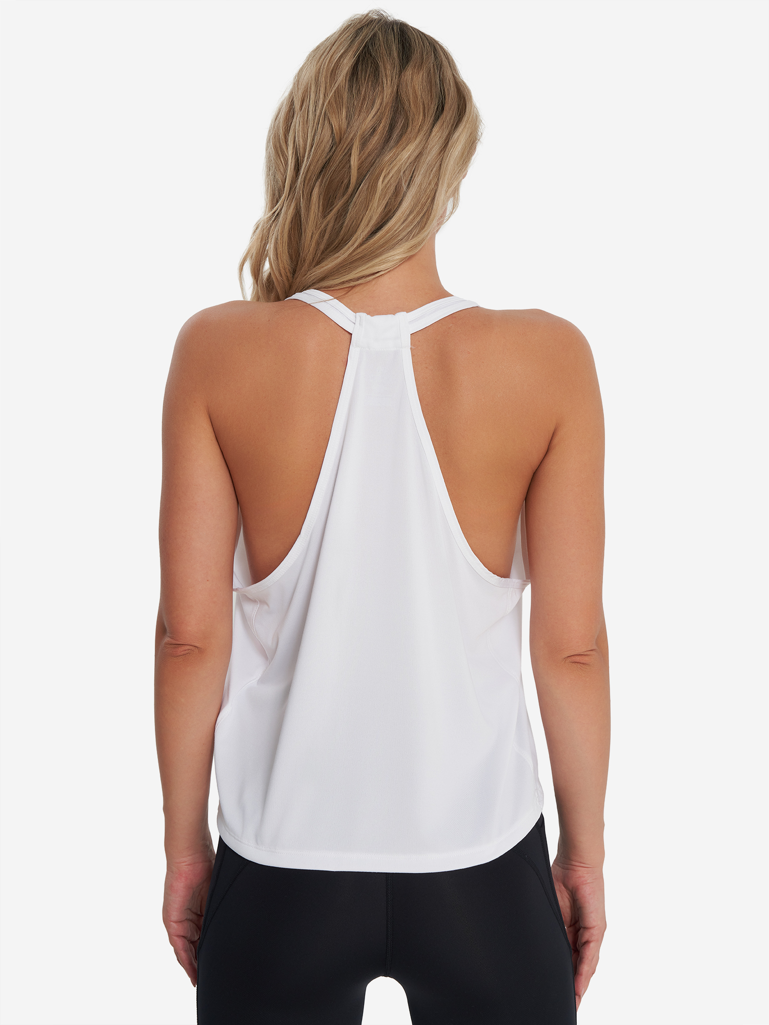 фото Майка женская under armour tech swing tank, белый