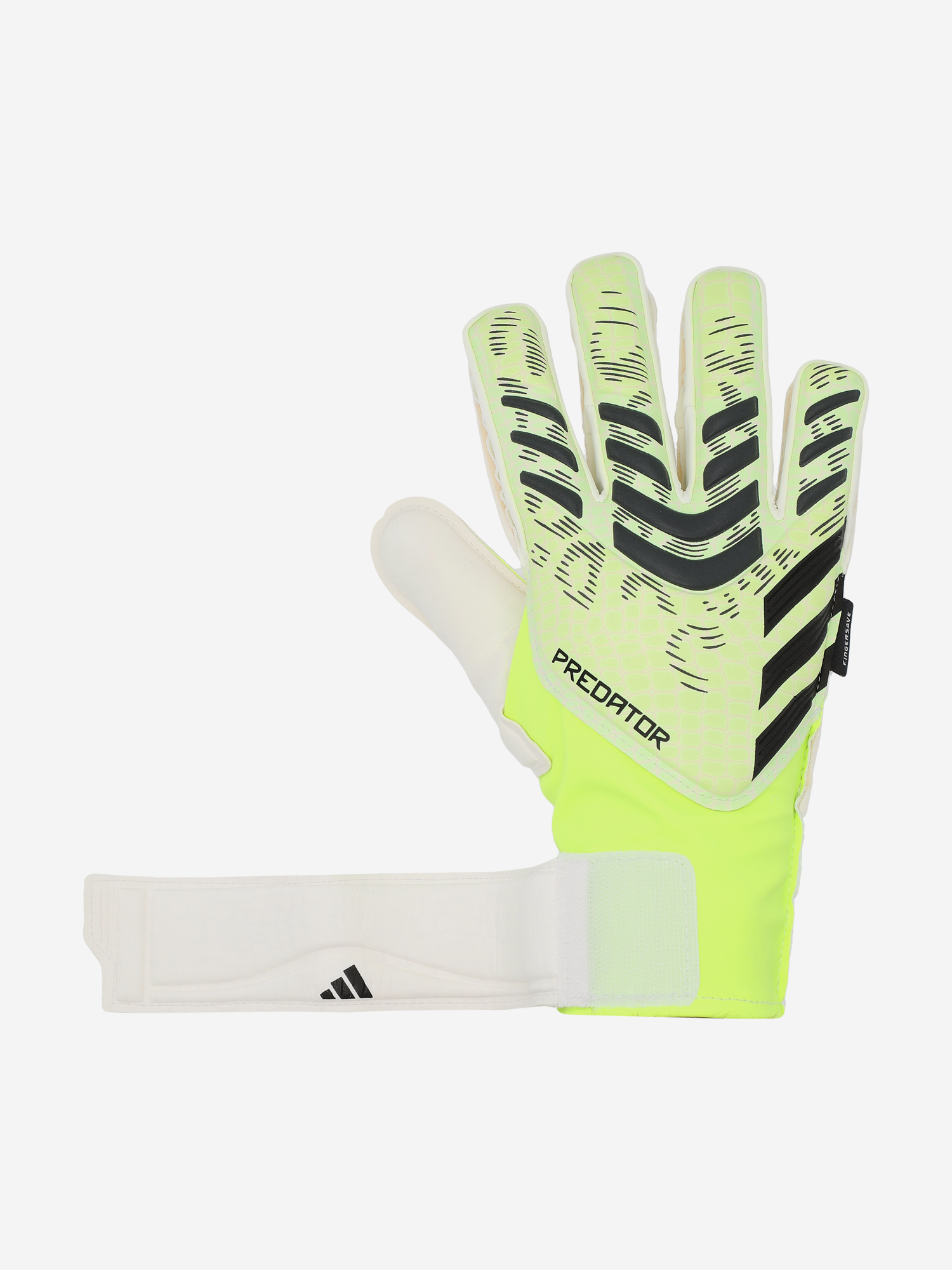 фото Перчатки вратарские adidas predator match fingersave, желтый