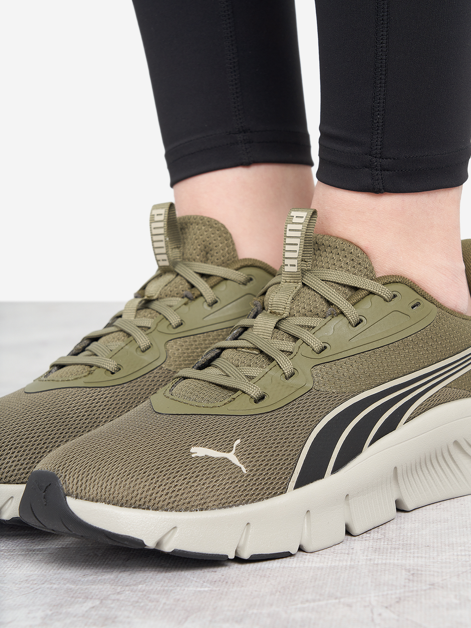 фото Кроссовки женские puma flexfocus lite modern, зеленый