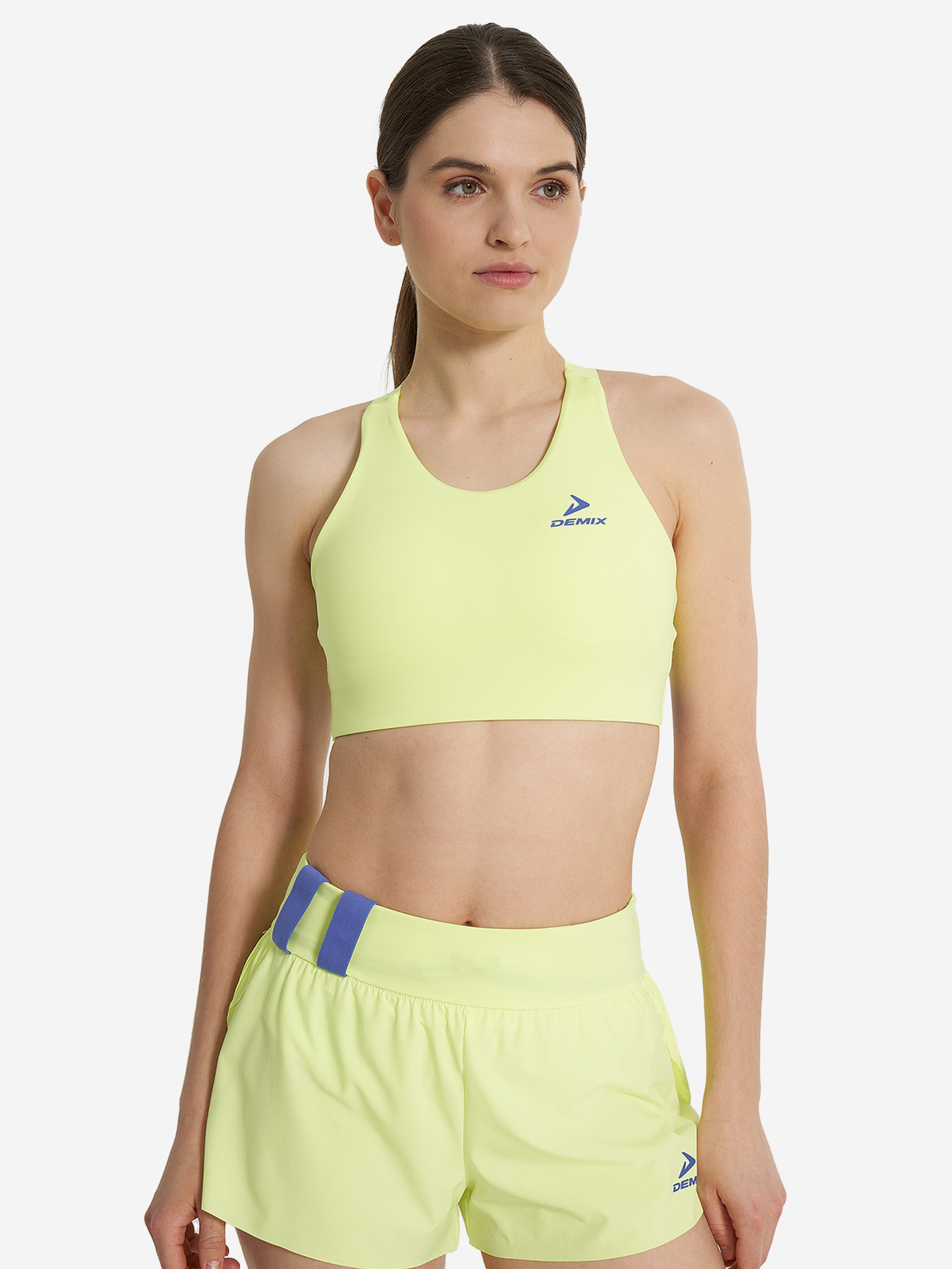 фото Топ бра спортивный demix activemove tech, желтый
