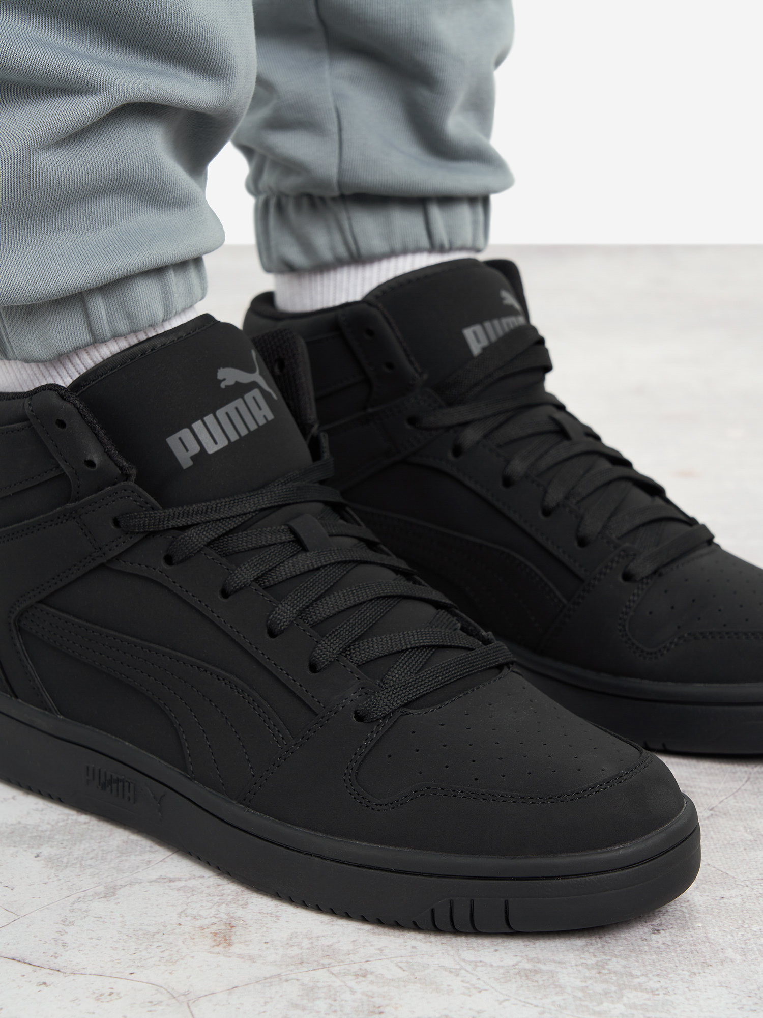 фото Кеды мужские puma rebound, черный