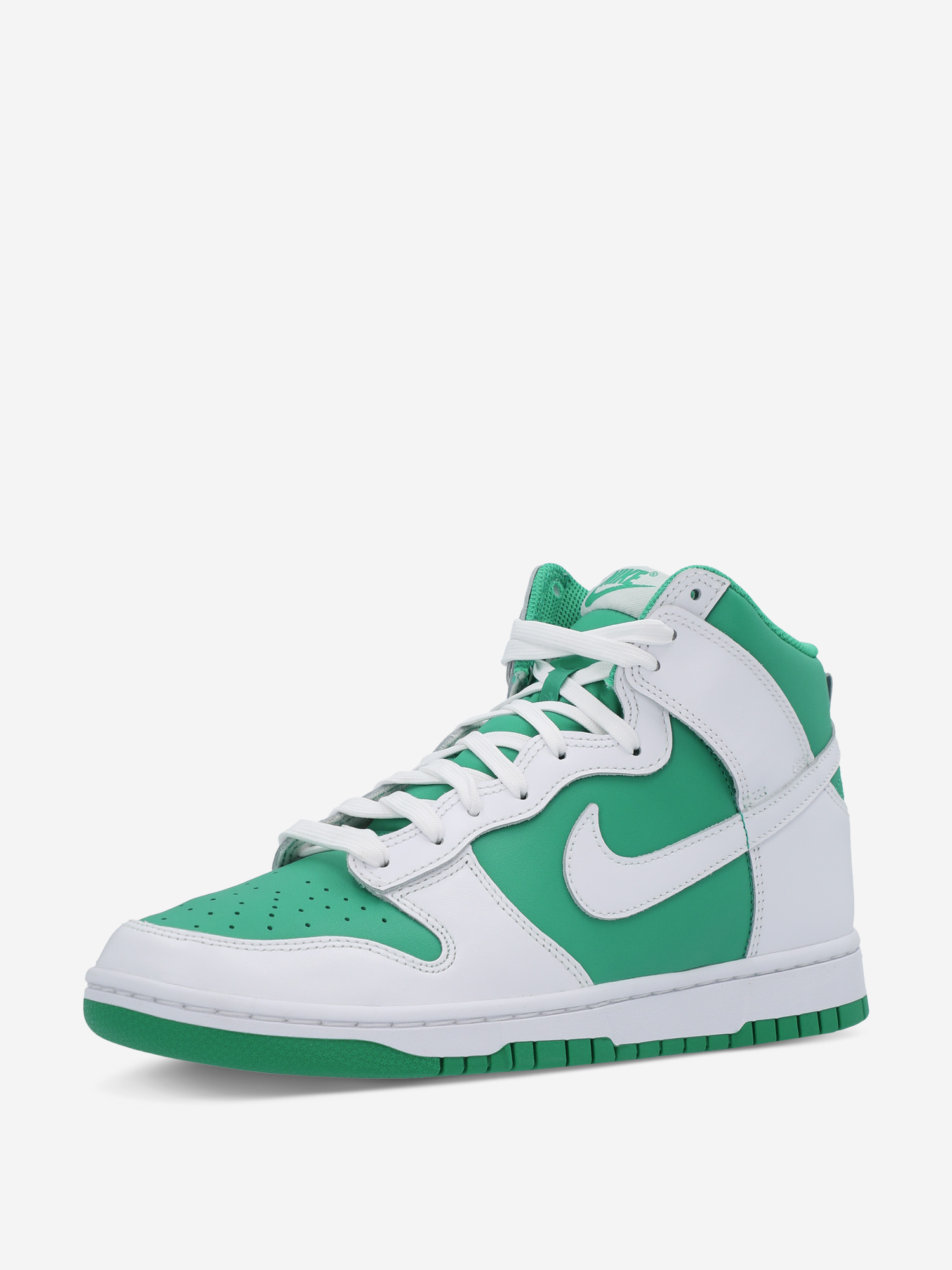 фото Кеды мужские nike dunk high retro, белый