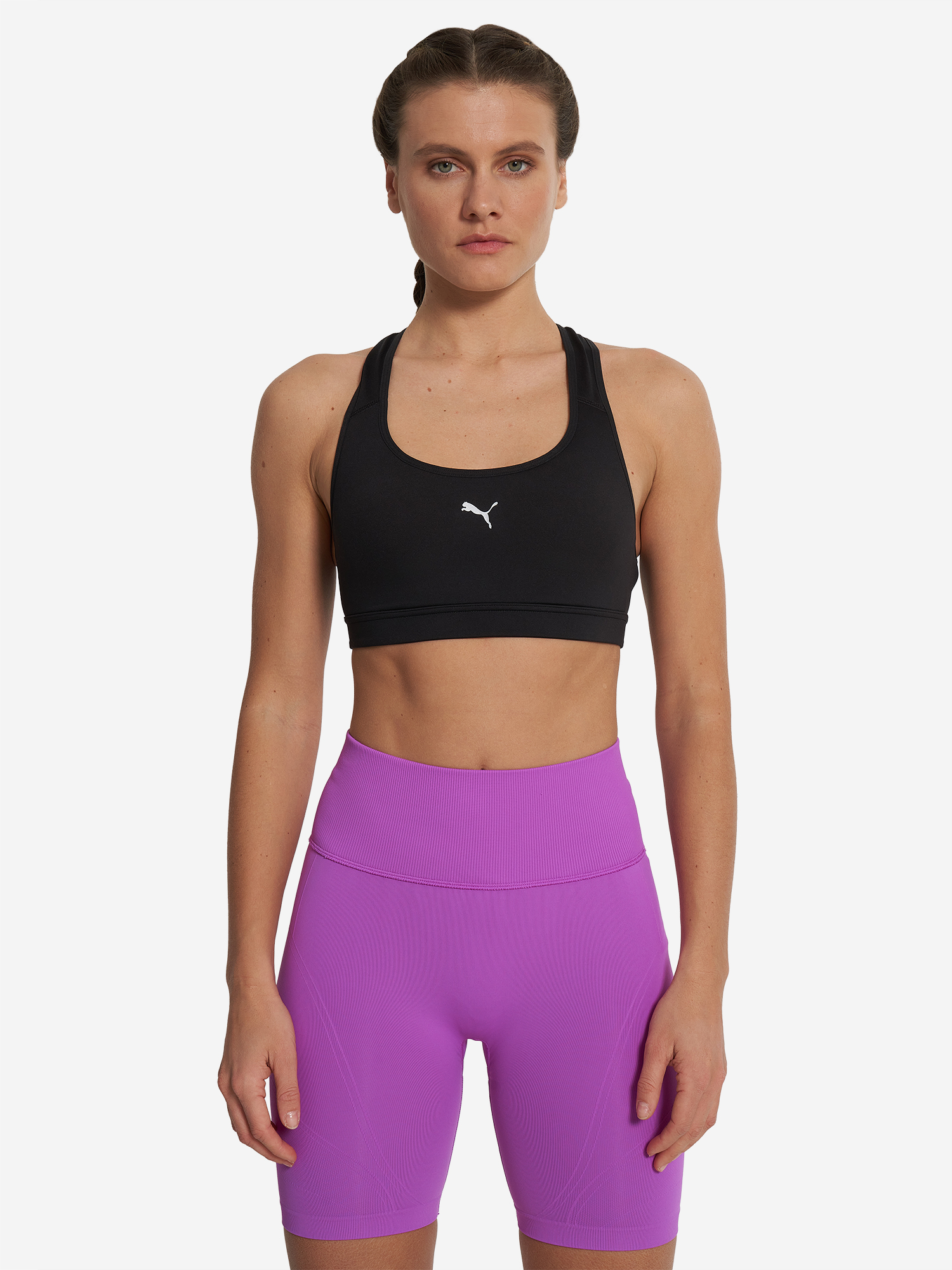 фото Топ бра спортивный puma 4 keeps run, черный