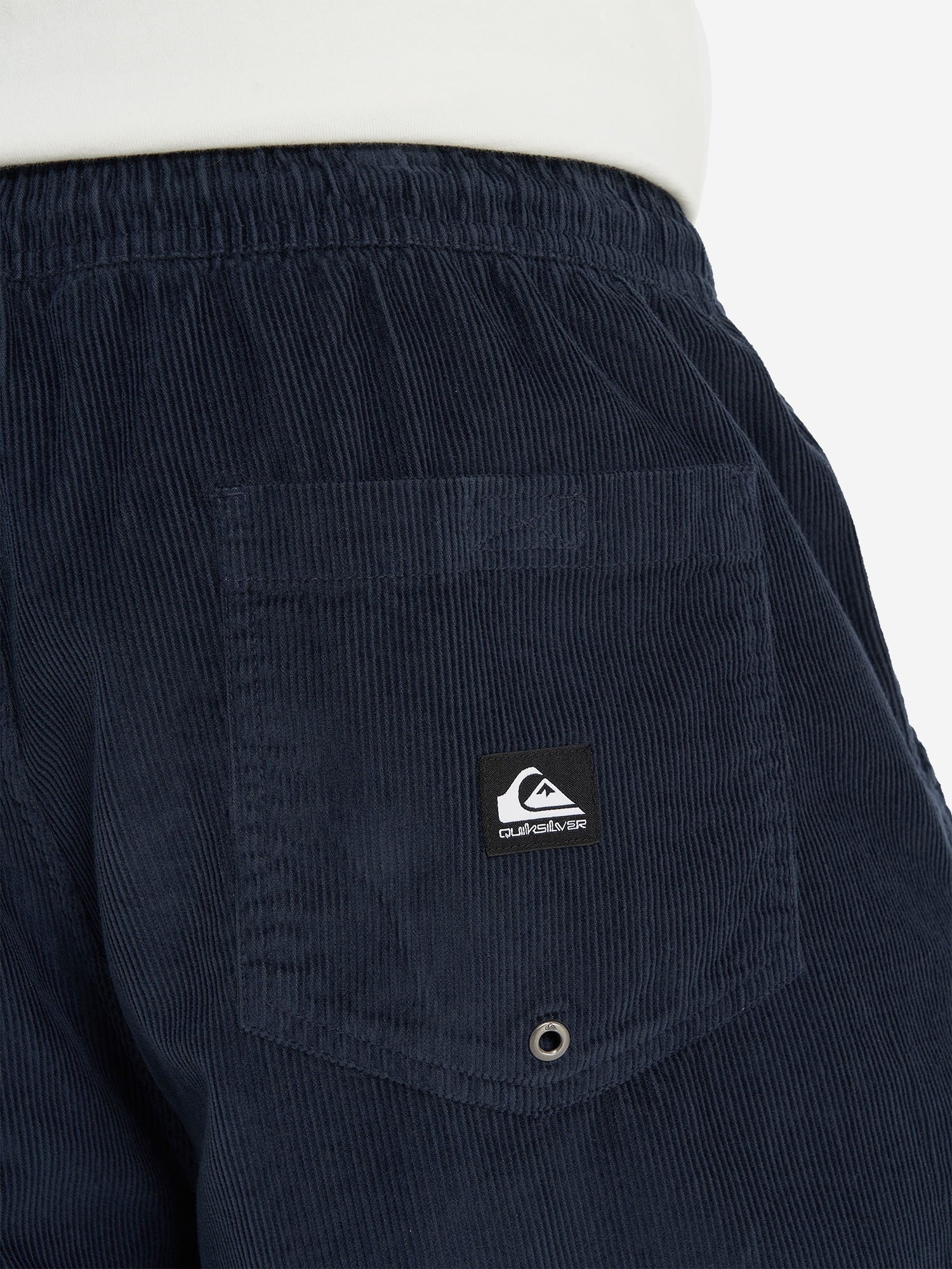 фото Шорты мужские quiksilver taxer cord, синий