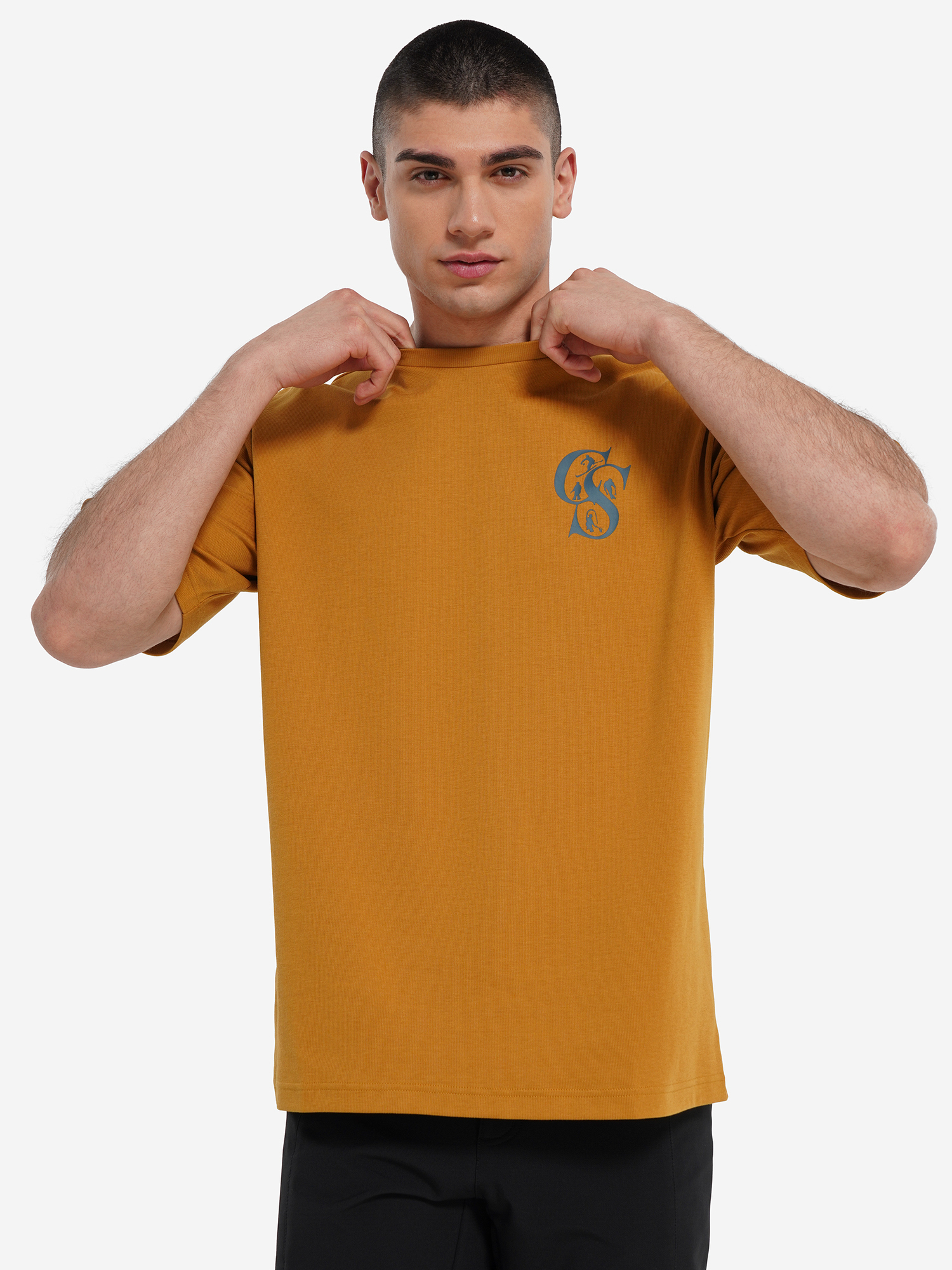фото Футболка мужская columbia csc heritage graphic tee, желтый