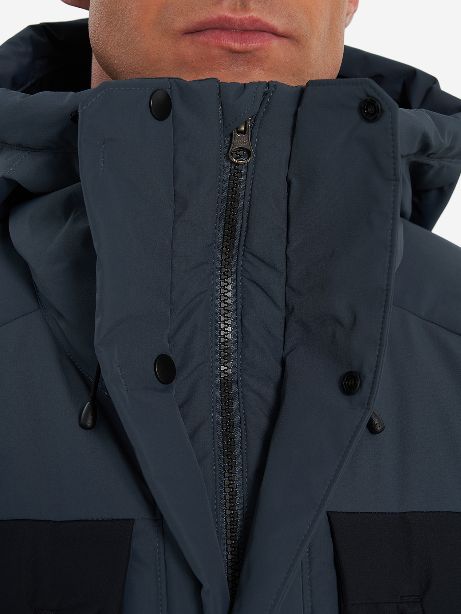 фото Пуховик мужской mountain hardwear first tracks, синий