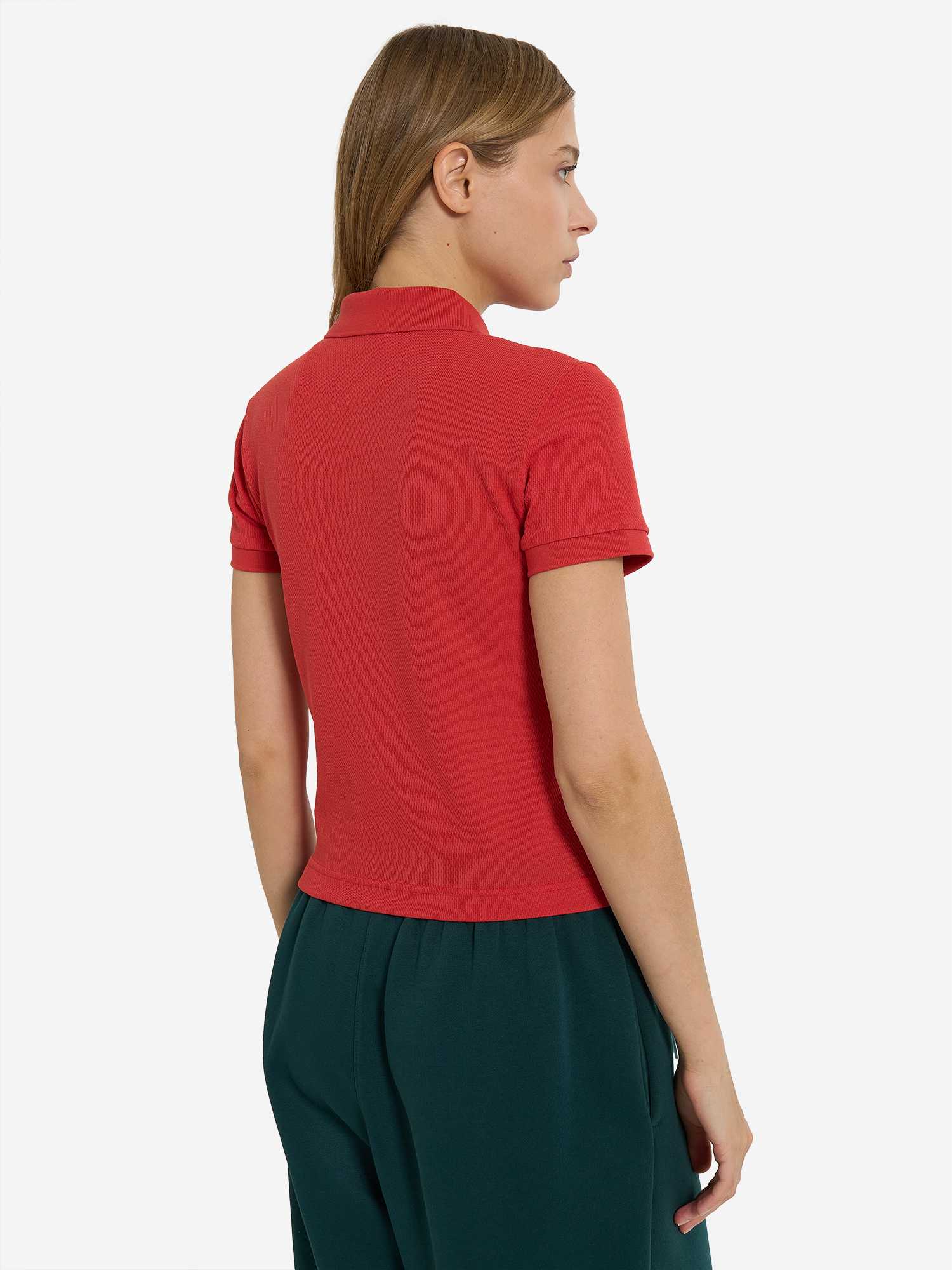 фото Поло женское puma premium ess, красный