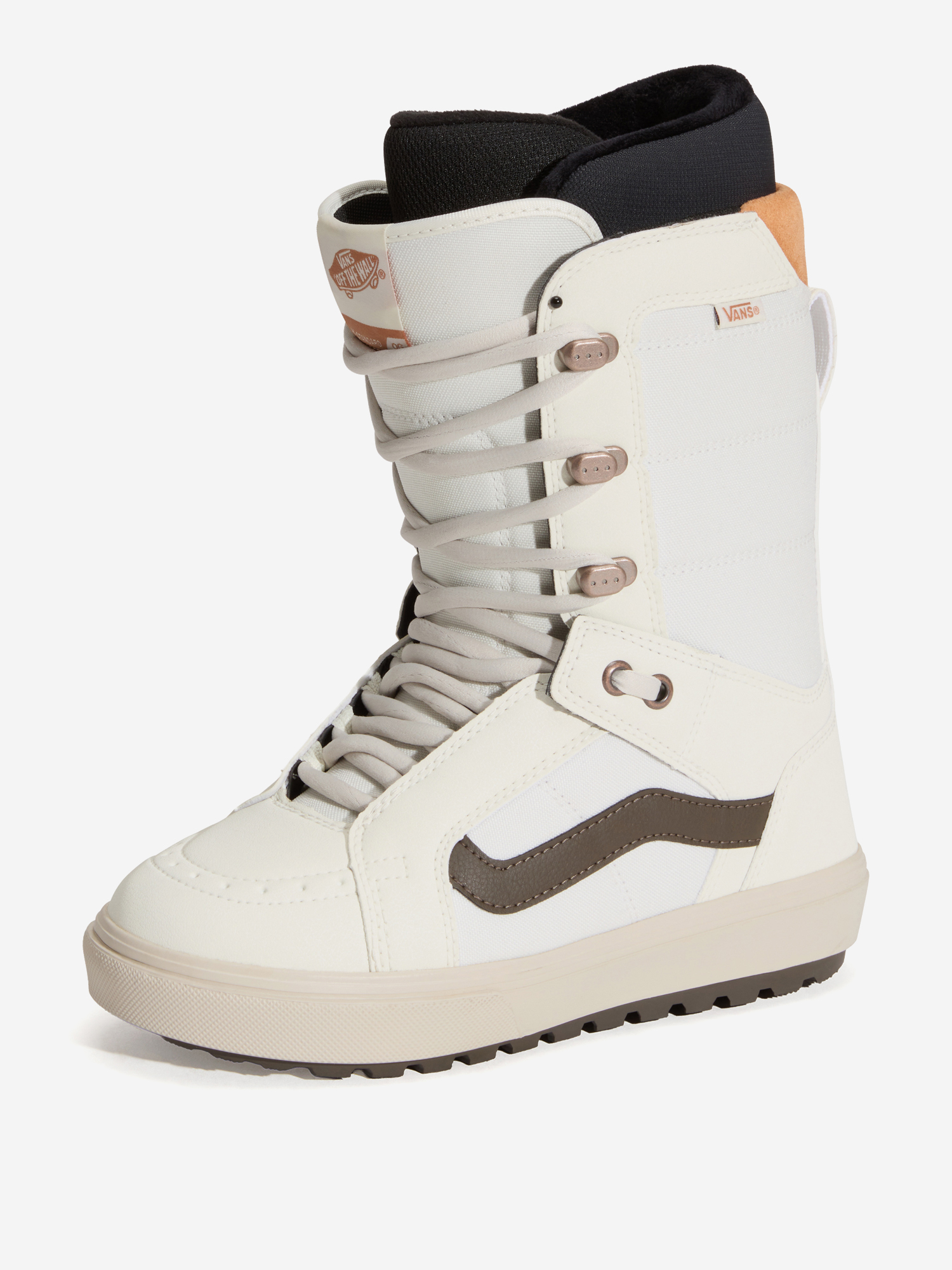 фото Сноубордические ботинки женские vans hi-standard og, белый